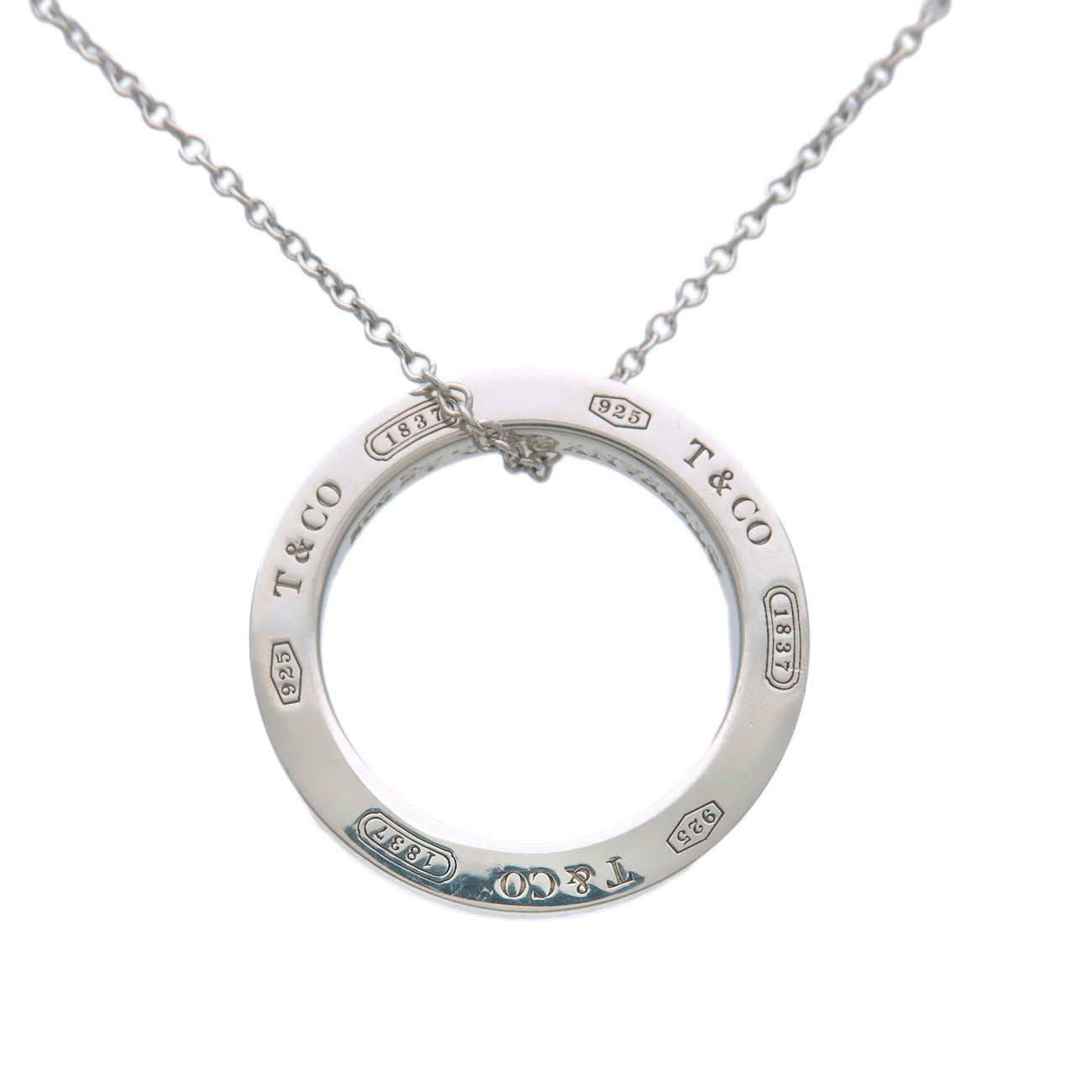Tiffany&Co.-Circle-Necklace-Medium-SV925-Silver