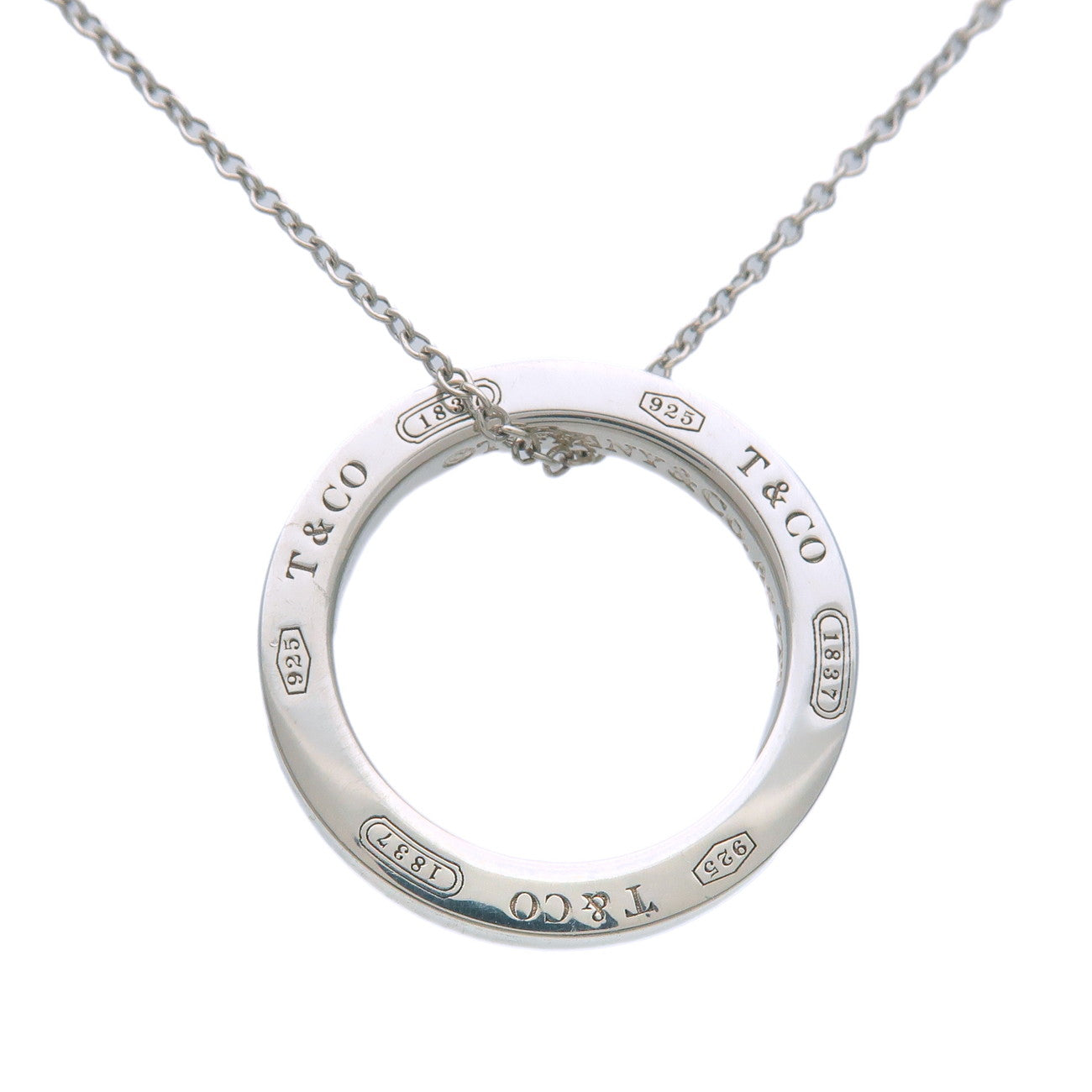 Tiffany&Co. Circle Necklace Medium SV925 Silver