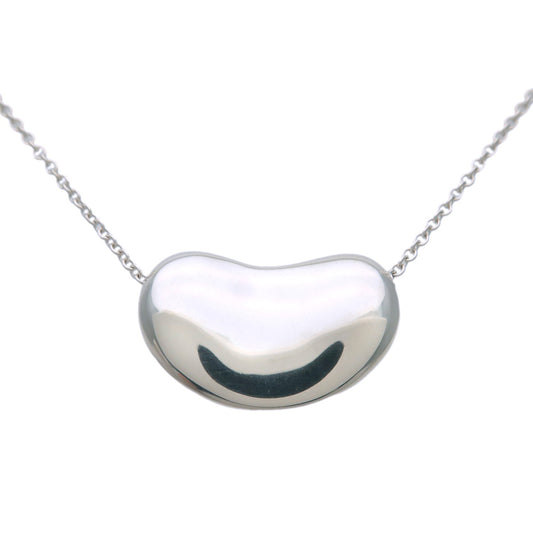 Tiffany&Co.-Bean-Necklace-Medium-Size-Charm-SV925-Silver