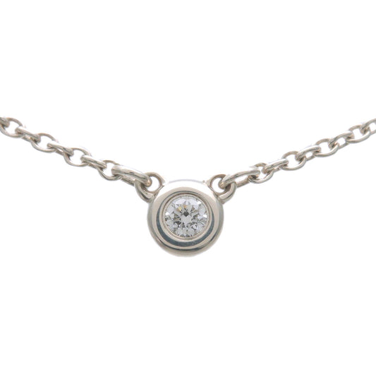 Tiffany&Co.-By-the-Yard-1P-Diamond-Necklace-0.03ct-SV925-Silver