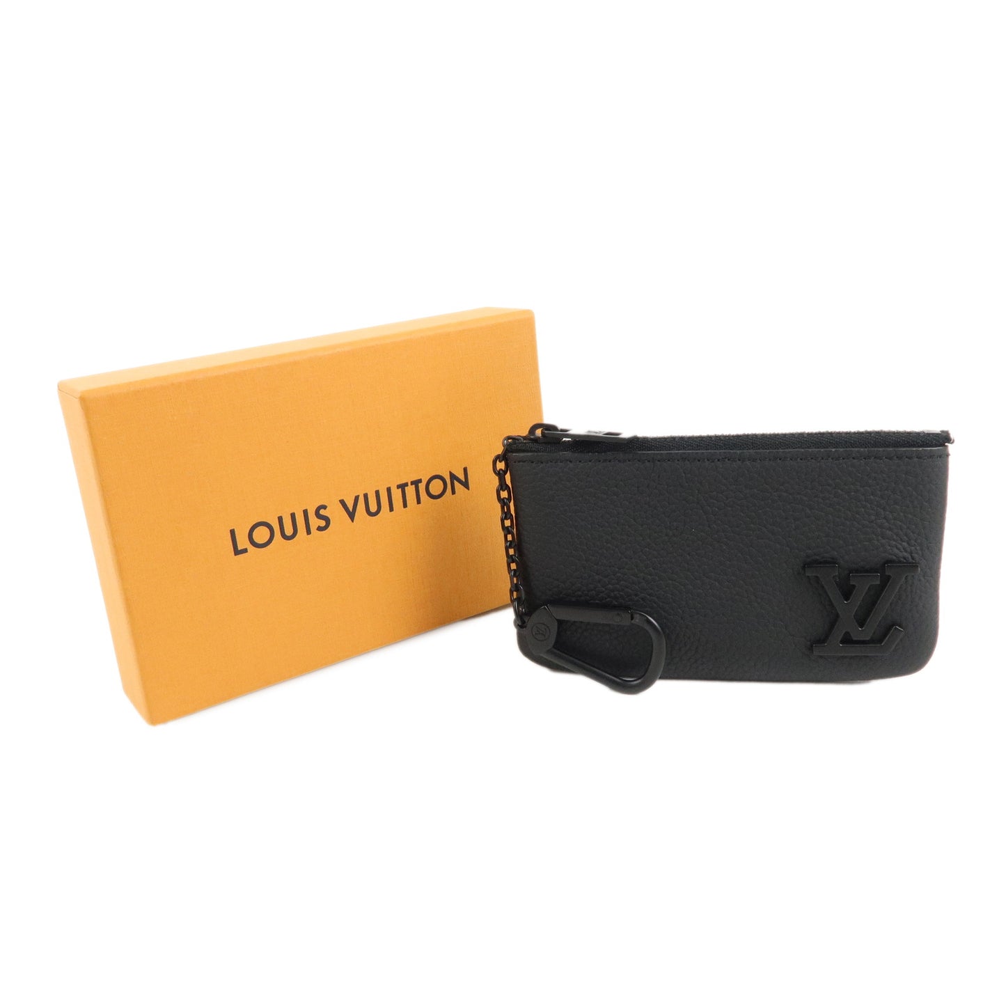 Louis Vuitton Aerogram Pochette Cles Purse Coin Case Noir M81031