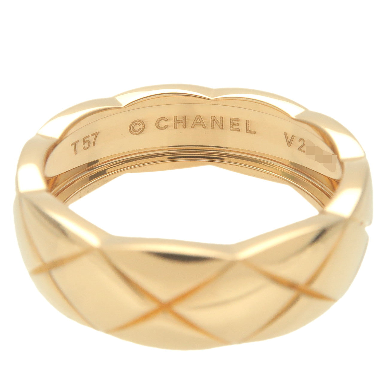 CHANEL Coco Crush Ring Medium K18 Yellow Gold #57 US8-8.5 EU57