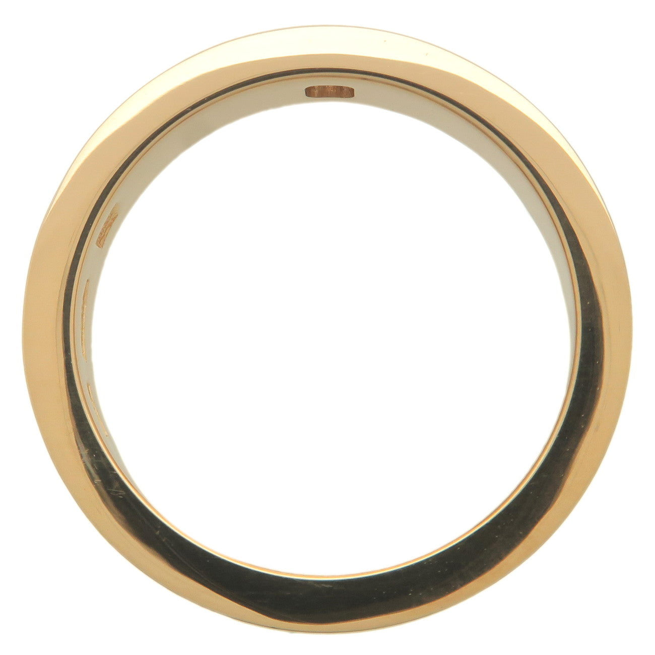 BVLGARI Double Logo Ring 1P Diamond K18YG Yellow Gold US5.5-6