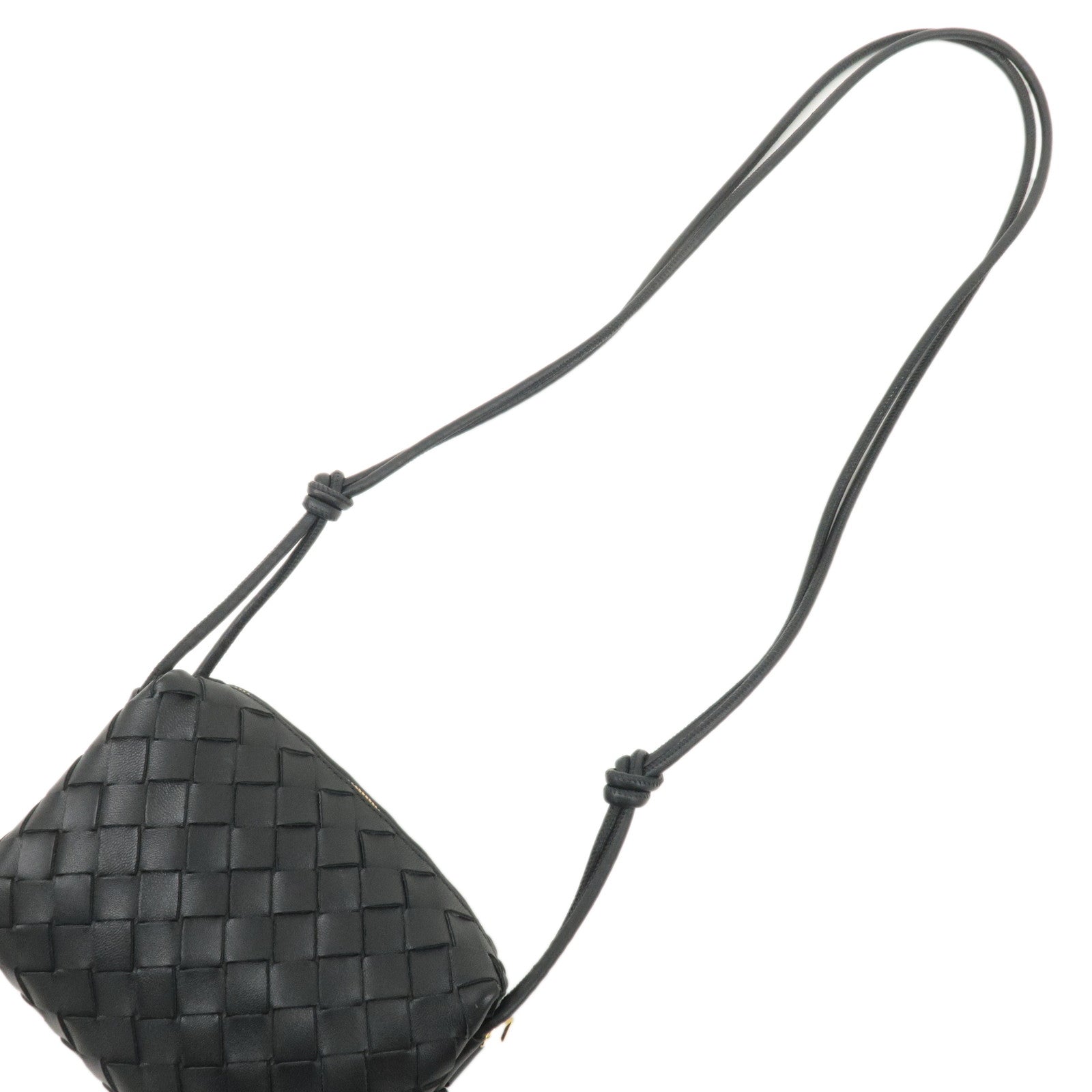 BOTTEGA VENETA Intrecciato Leather Mini Loop Camera Bag 680254