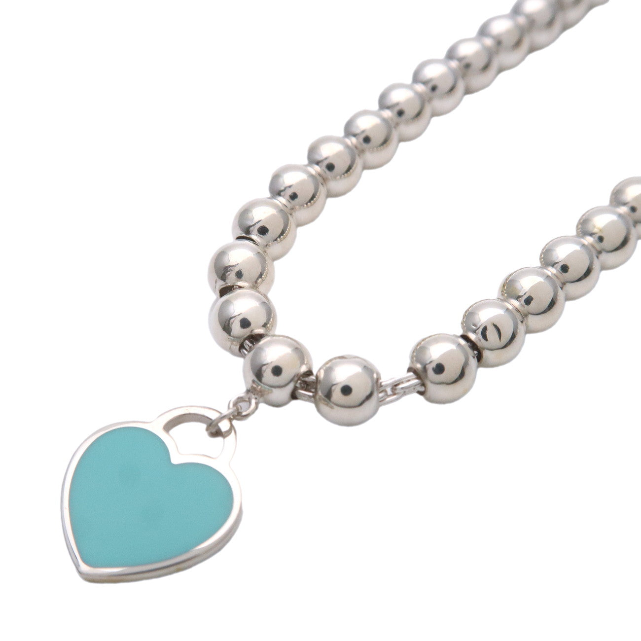 Tiffany&Co. Return to Tiffany Mini Heart Ball Chain Bracelet