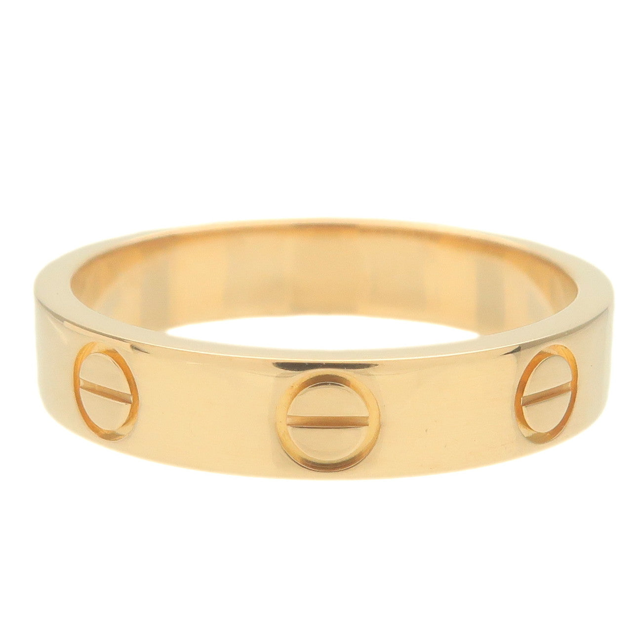 Cartier Mini Love Ring K18YG 750YG Yellow Gold #49 US5 EU49