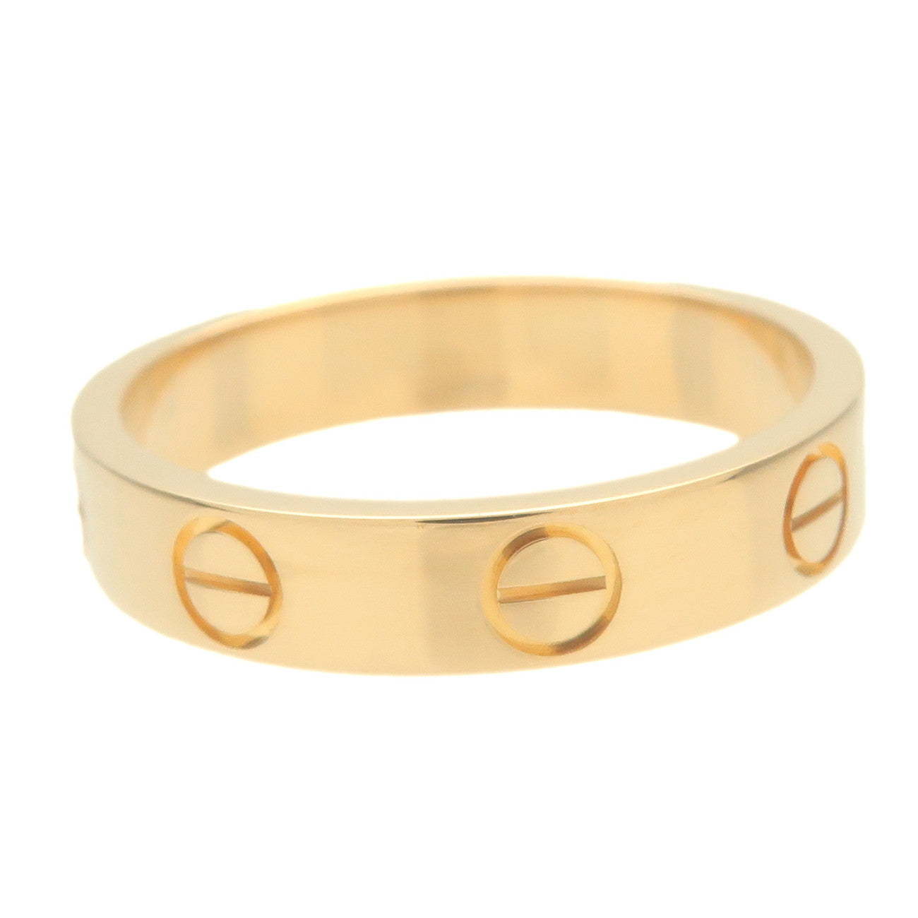 Cartier Mini Love Ring K18YG 750YG Yellow Gold #49 US5 EU49