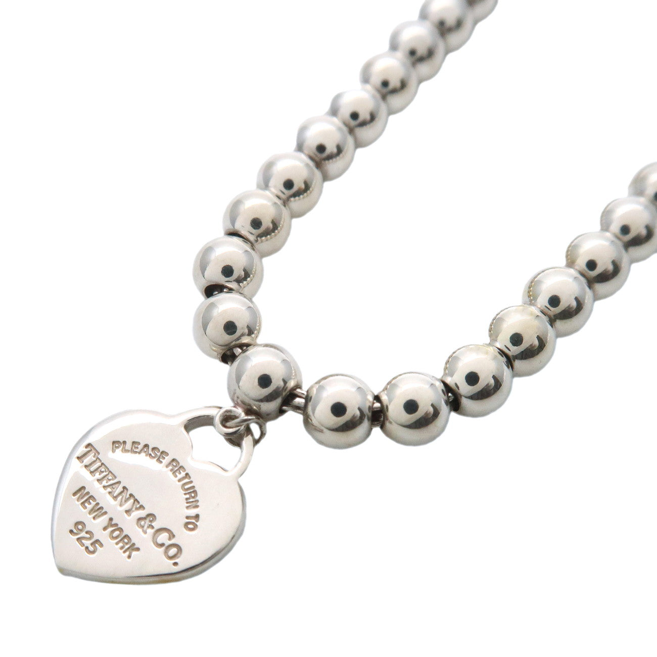 Tiffany&Co. Return to Tiffany Mini Heart Ball Chain Bracelet