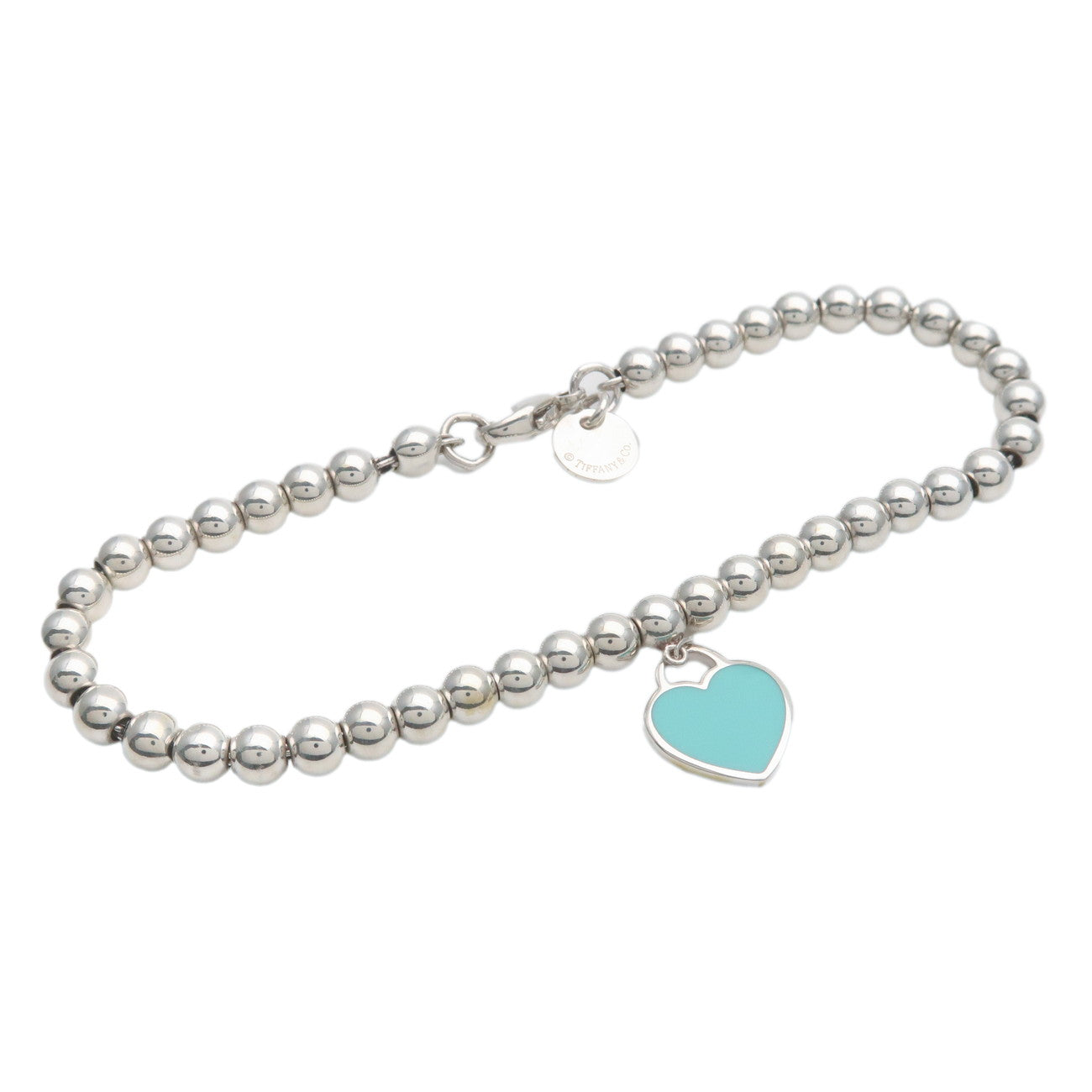 Tiffany&Co. Return to Tiffany Mini Heart Ball Chain Bracelet