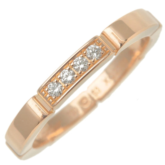 Cartier-Maillon-Panthere-Ring-4P-Diamond-K18PG-Rose-Gold-#53-US6.5
