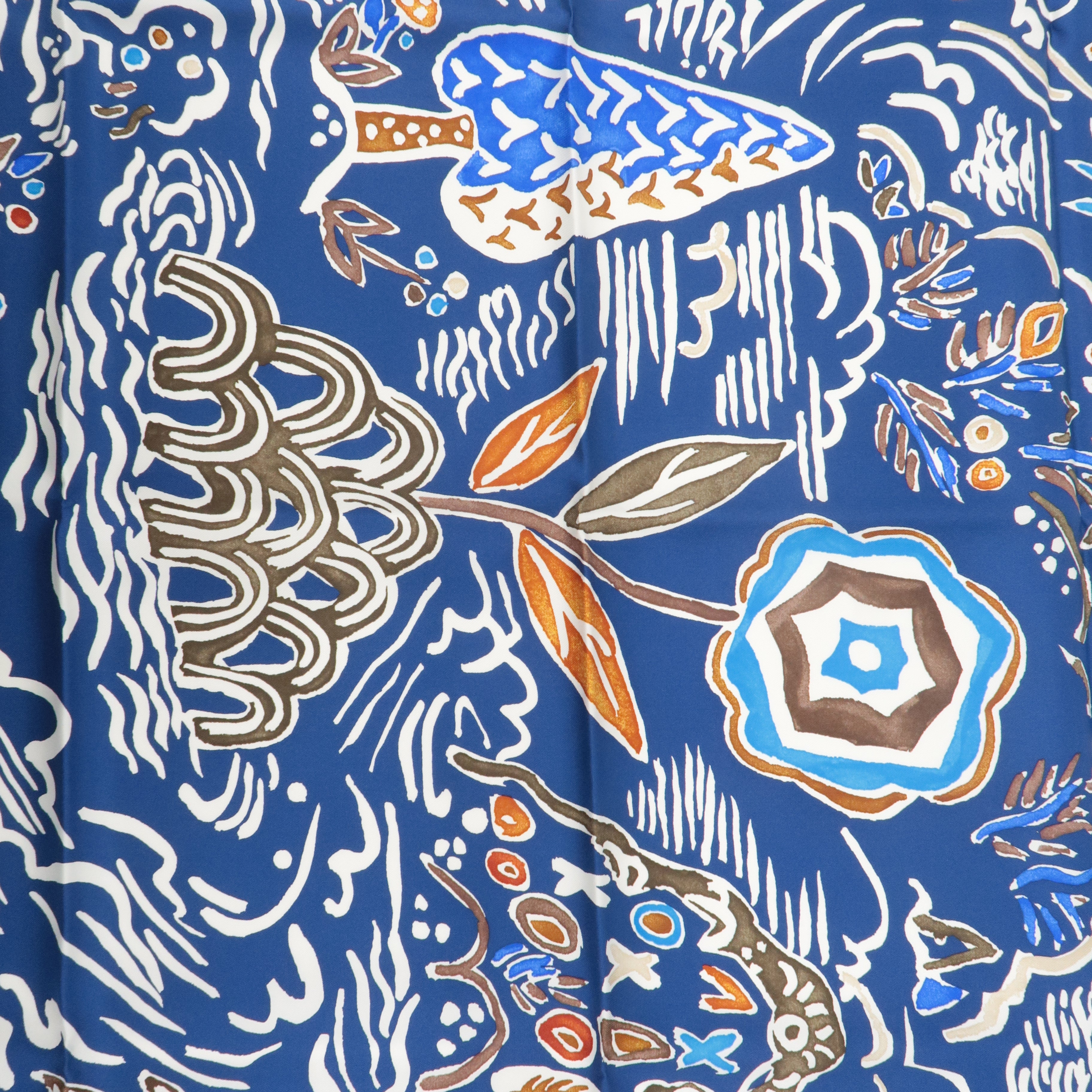 HERMES-100%-Silk-Carre-90-Scarf-ISOLA-DI-PRIMAVERA-Blue-White –  dct-ep_vintage luxury Store