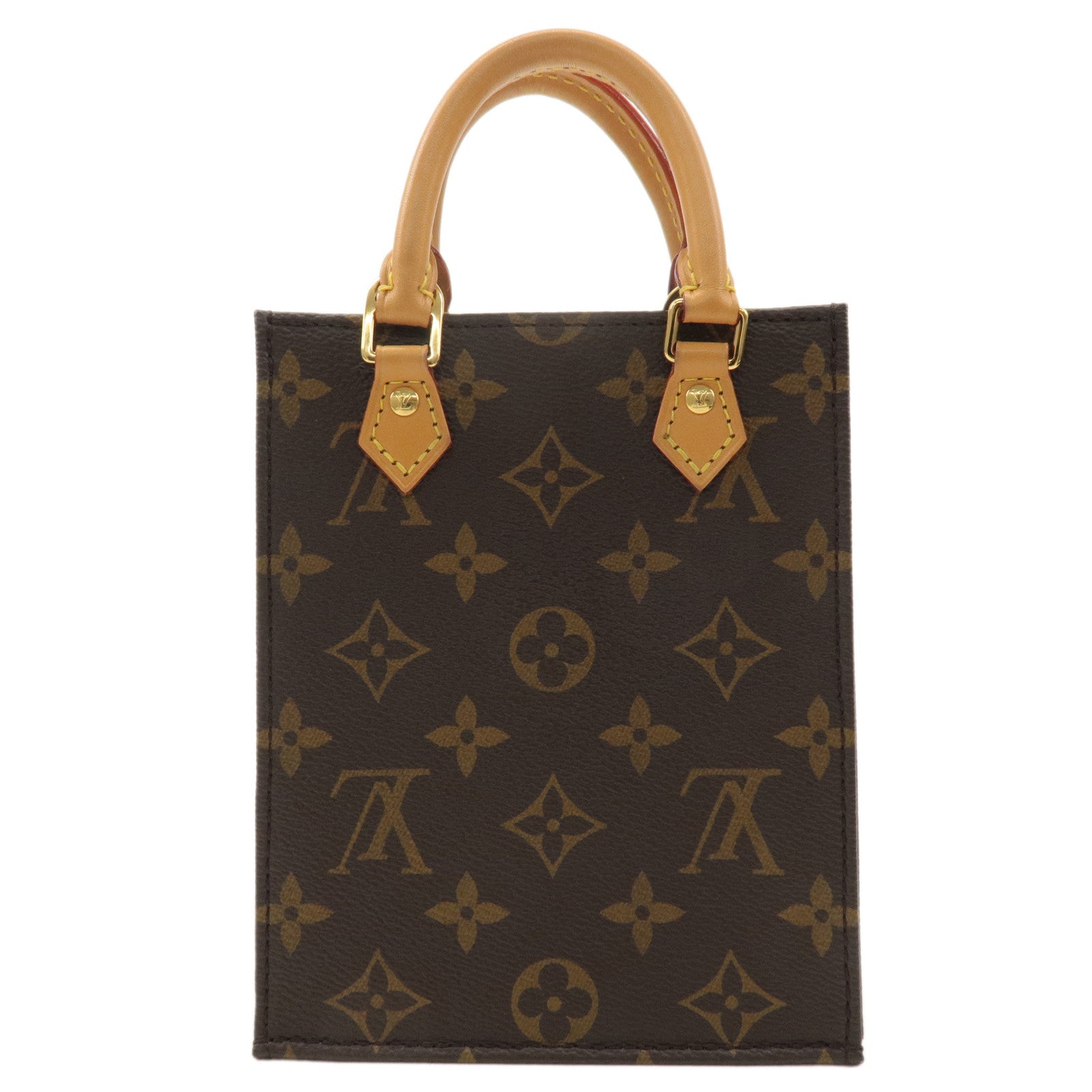 Louis Vuitton Monogram Petit Sac Plat 2Way Shoulder Bag M81295