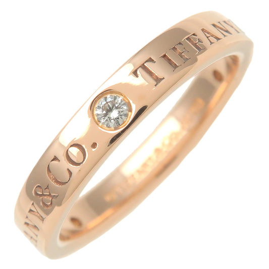 Tiffany&Co.-Flat-Band-Ring-3P-Diamond-K18-Rose-Gold-US4.5-EU47.5