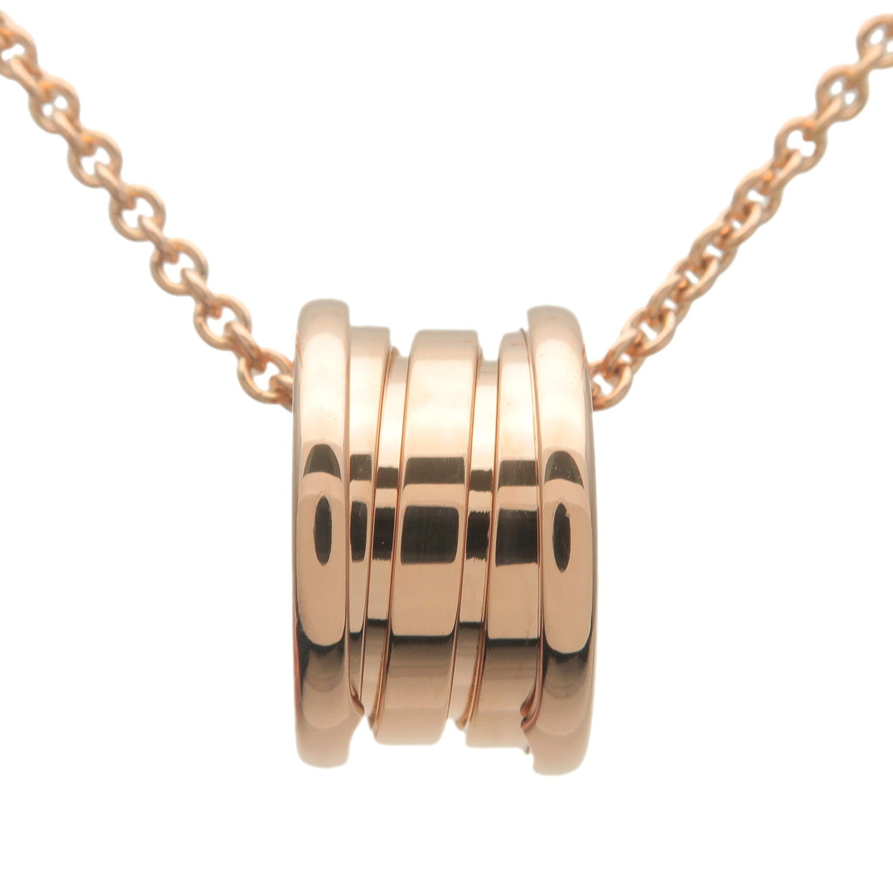 BVLGARI B-zero1 Necklace K18PG 750PG Rose Gold