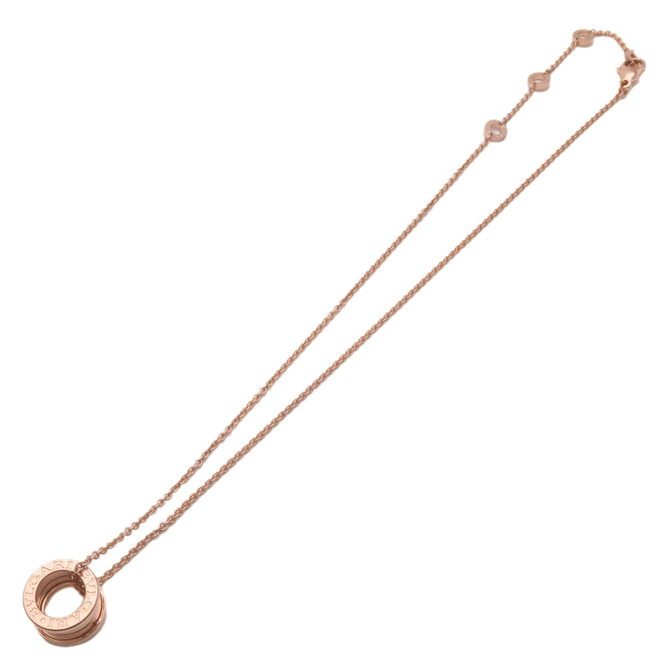 BVLGARI B-zero1 Necklace K18PG 750PG Rose Gold