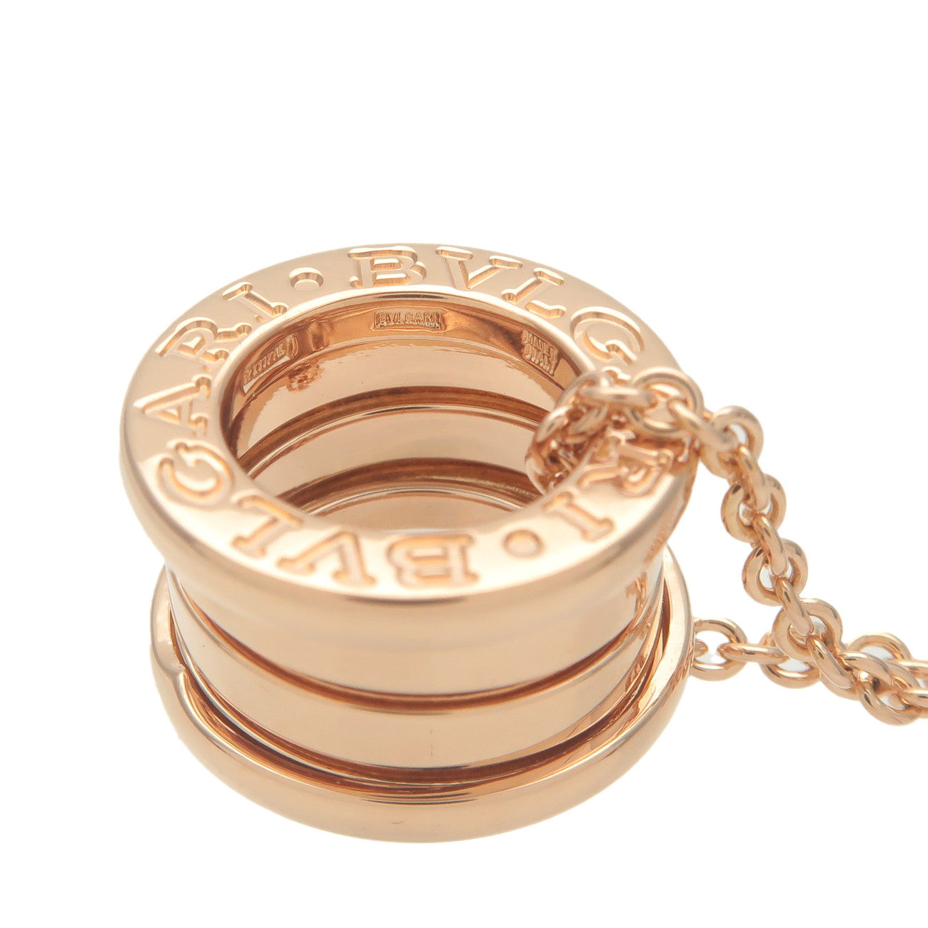 BVLGARI B-zero1 Necklace K18PG 750PG Rose Gold