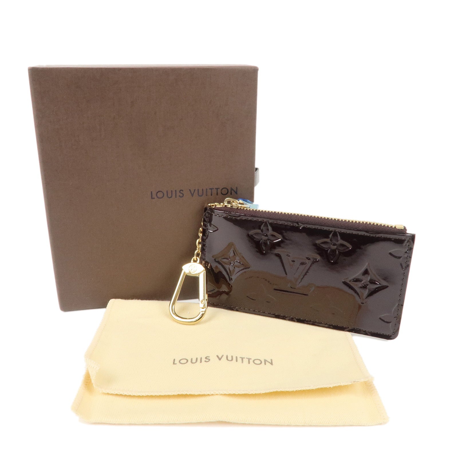 Louis Vuitton Monogram Vernis Pochette Cles Coin Case M93518