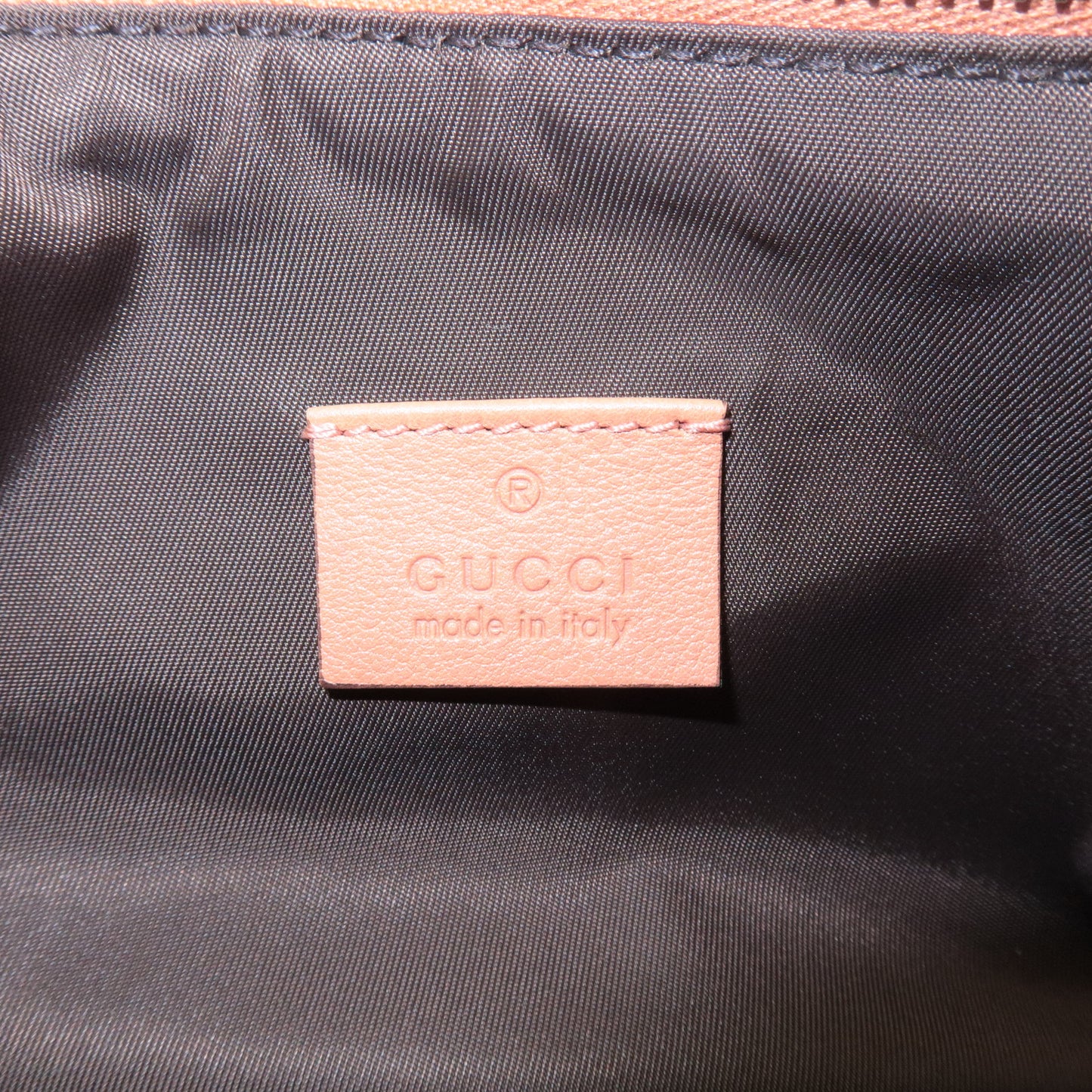 GUCCI GG Canvas Leather Shoulder Bag Hand Bag Beige 224093