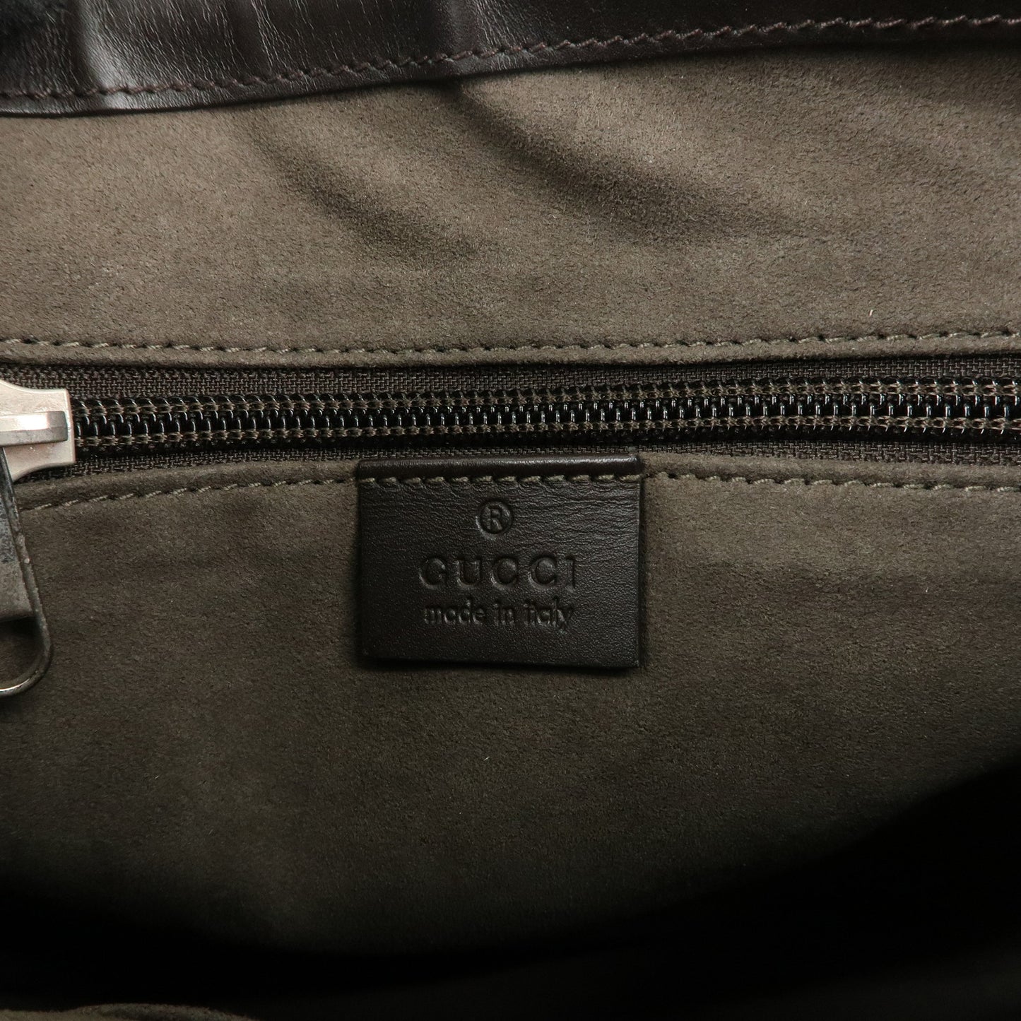 GUCCI GG Supreme Leather Messenger Shoulder Bag Beige Brown 406410