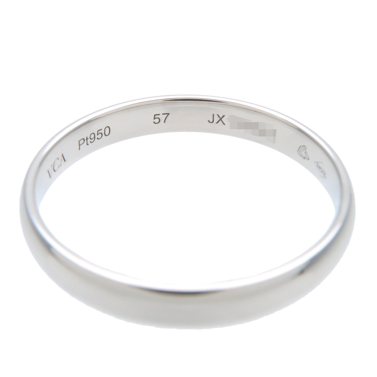 Van Cleef & Arpels Tandormon Marriage Ring #57 PT950 US8 EU56.5