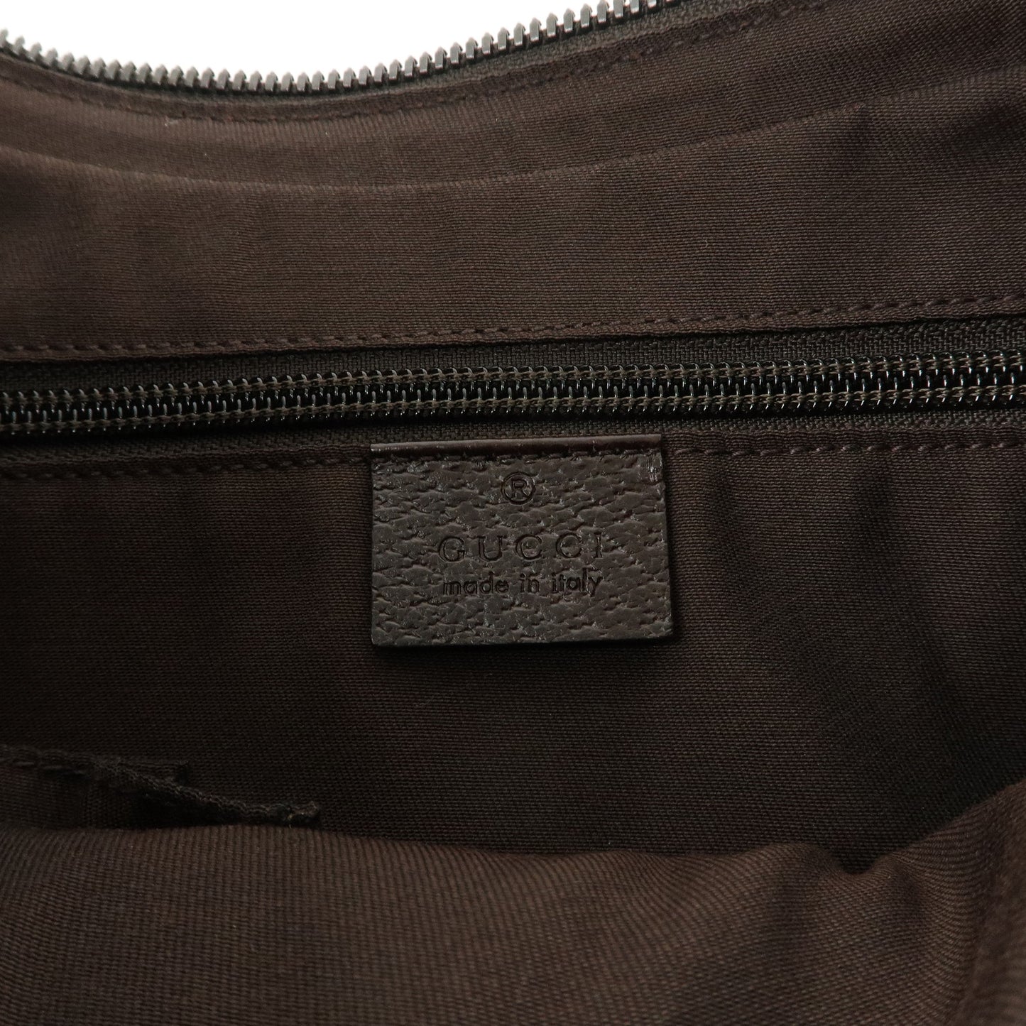 GUCCI GG Canvas Leather Shoulder Crossbody Bag Beige Brown 122790