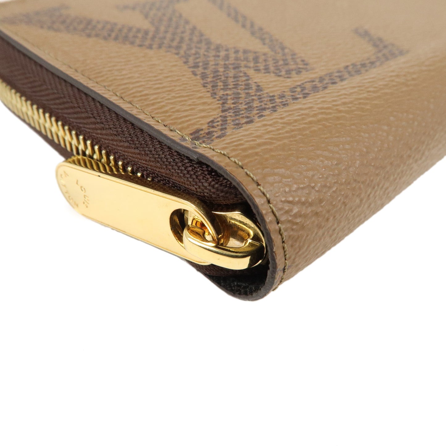 Louis Vuitton Giant Monogram Reverse Zippy Wallet M69353 Brown