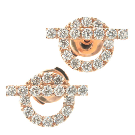 HERMES-Finesse-Diamond-Earring--0.92ct-K18-750PG-Rose-Gold