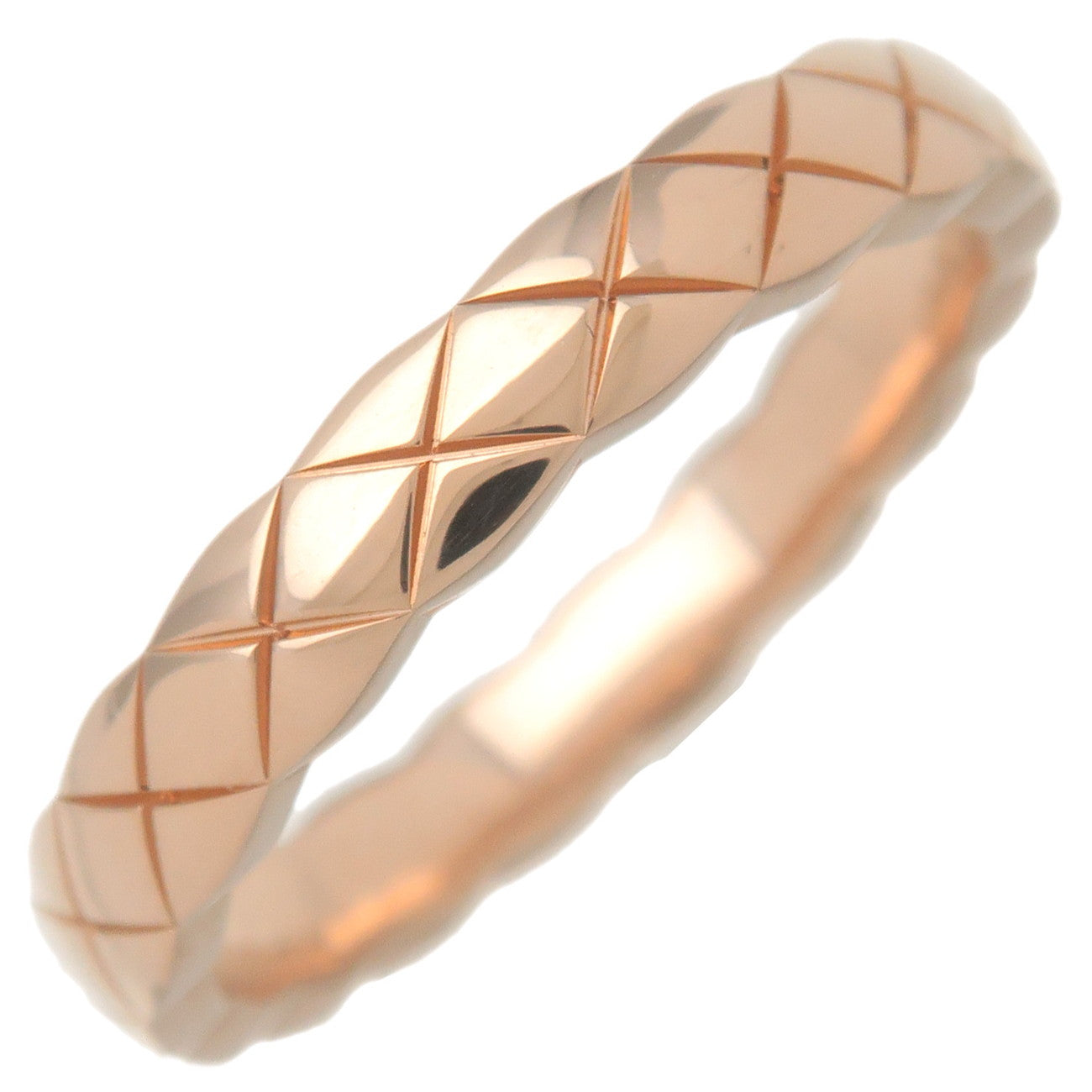 CHANEL-COCO-Crush-Ring-Mini-K18PG-750PG-Rose-Gold-#51-US5.5