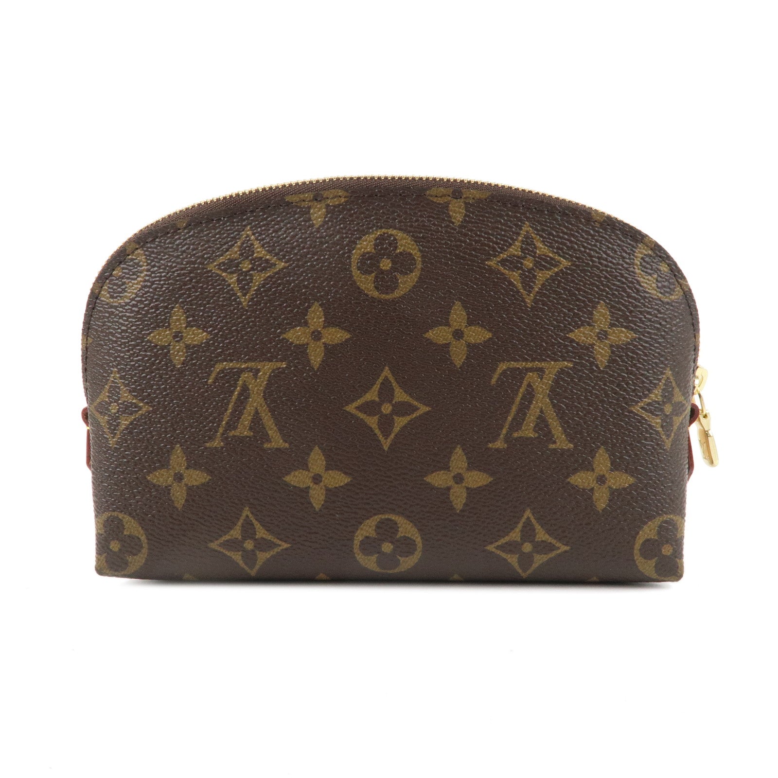 Louis Vuitton Monogram Pochette Cosmetic Pouch Brown M47515