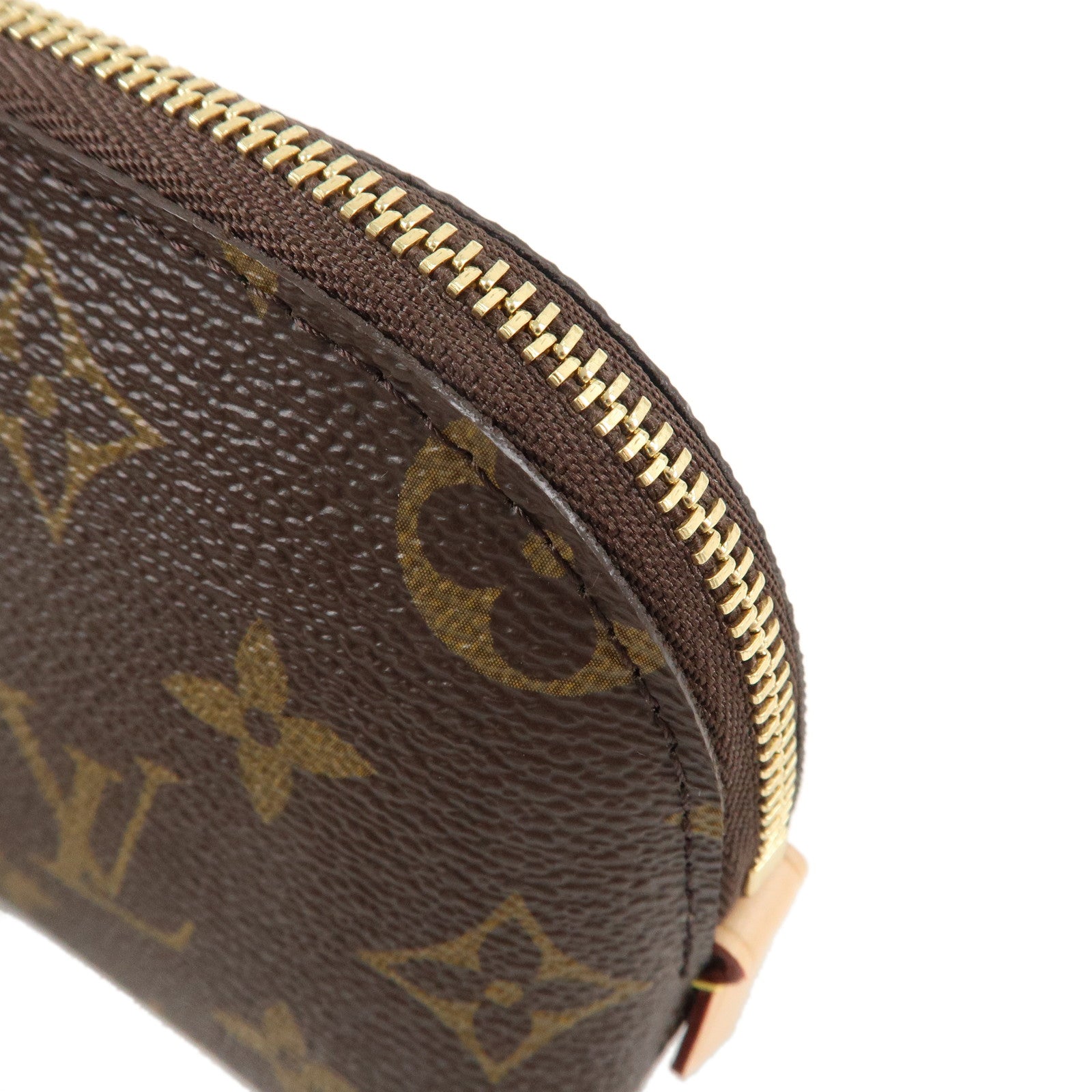 Louis Vuitton Monogram Pochette Cosmetic Pouch Brown M47515