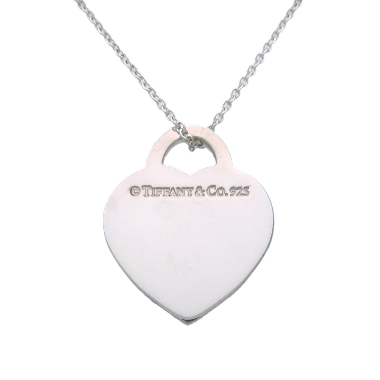 Tiffany&Co. Return to Tiffany Heart Tag Necklace SV925 Silver