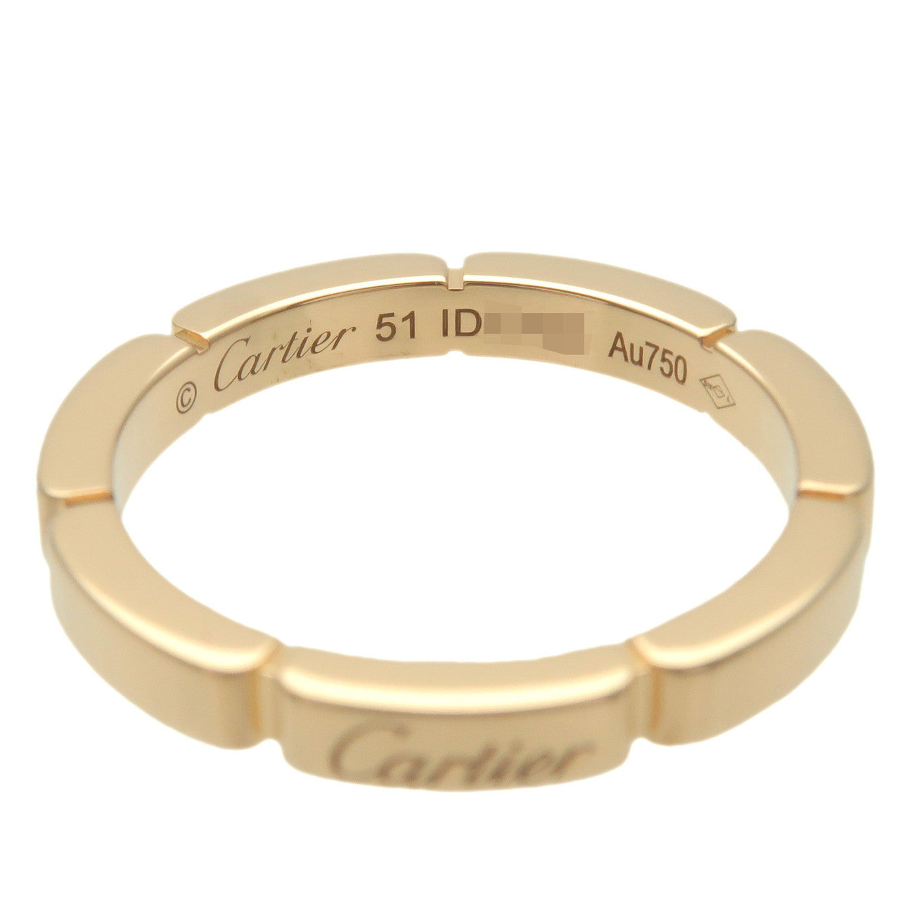 Cartier Maillon Panthère Ring K18 750YG Yellow Gold #51 US5.5 EU51