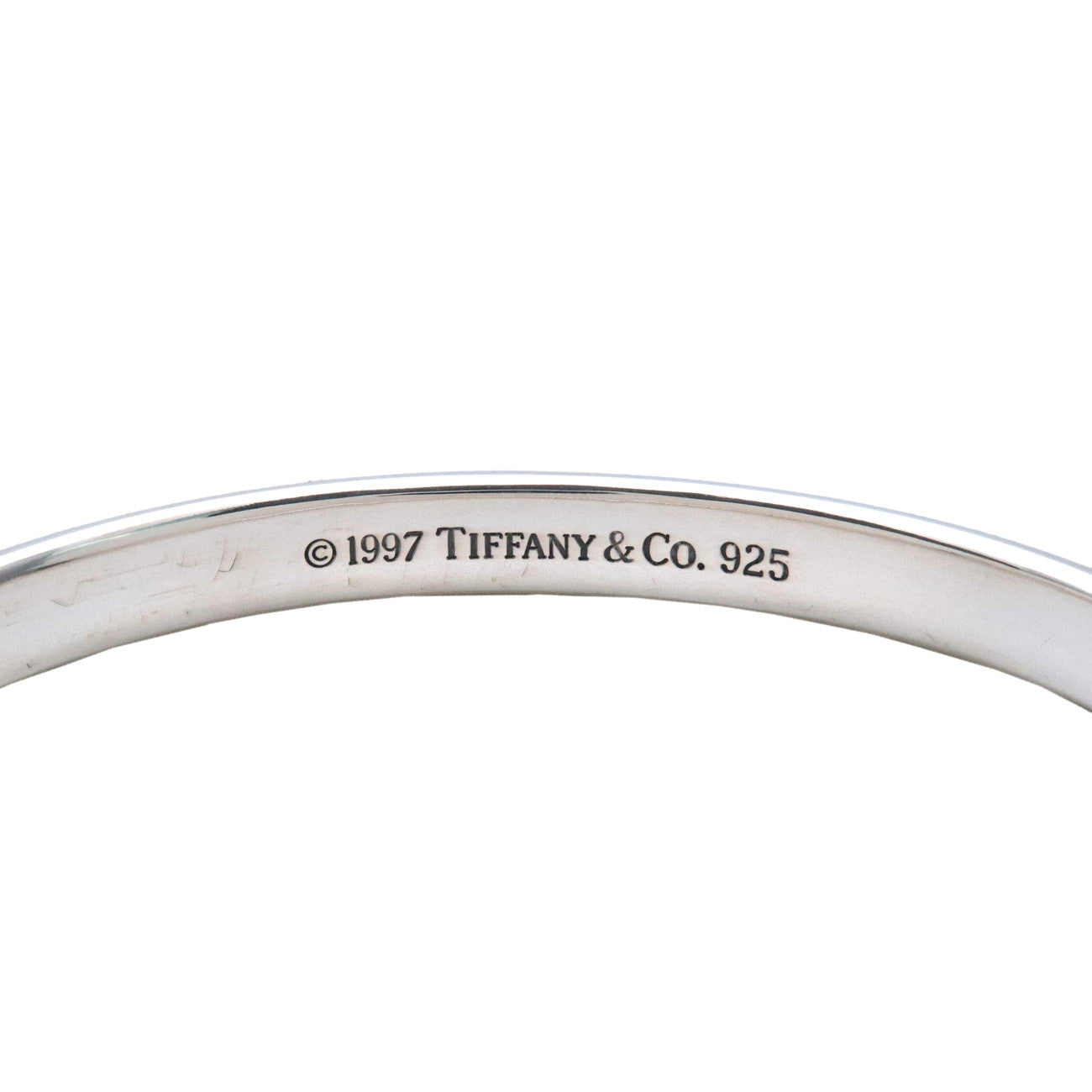 Tiffany&Co. Tiffany 1837 Narrow Bangle Bracelet SV925 Silver