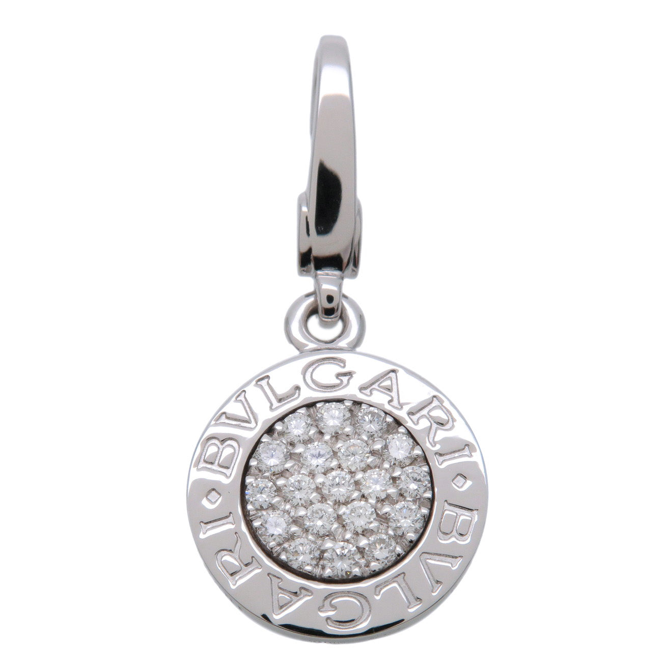 BVLGARI-Bvlgari-Bvlgari-Diamond-Pendant-Top-K18-750WG-White-Gold