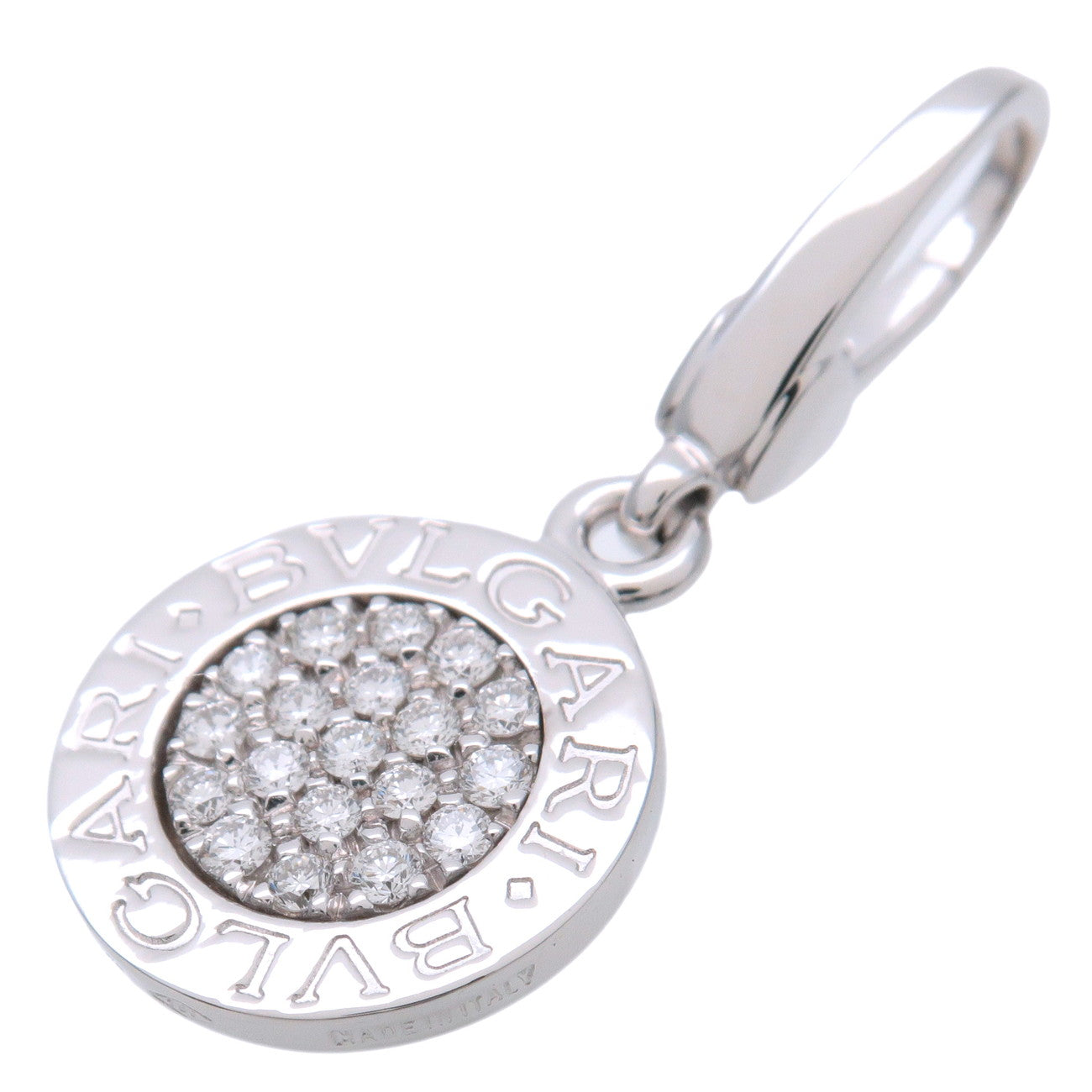 BVLGARI Bvlgari Bvlgari Diamond Pendant Top K18 750WG White Gold