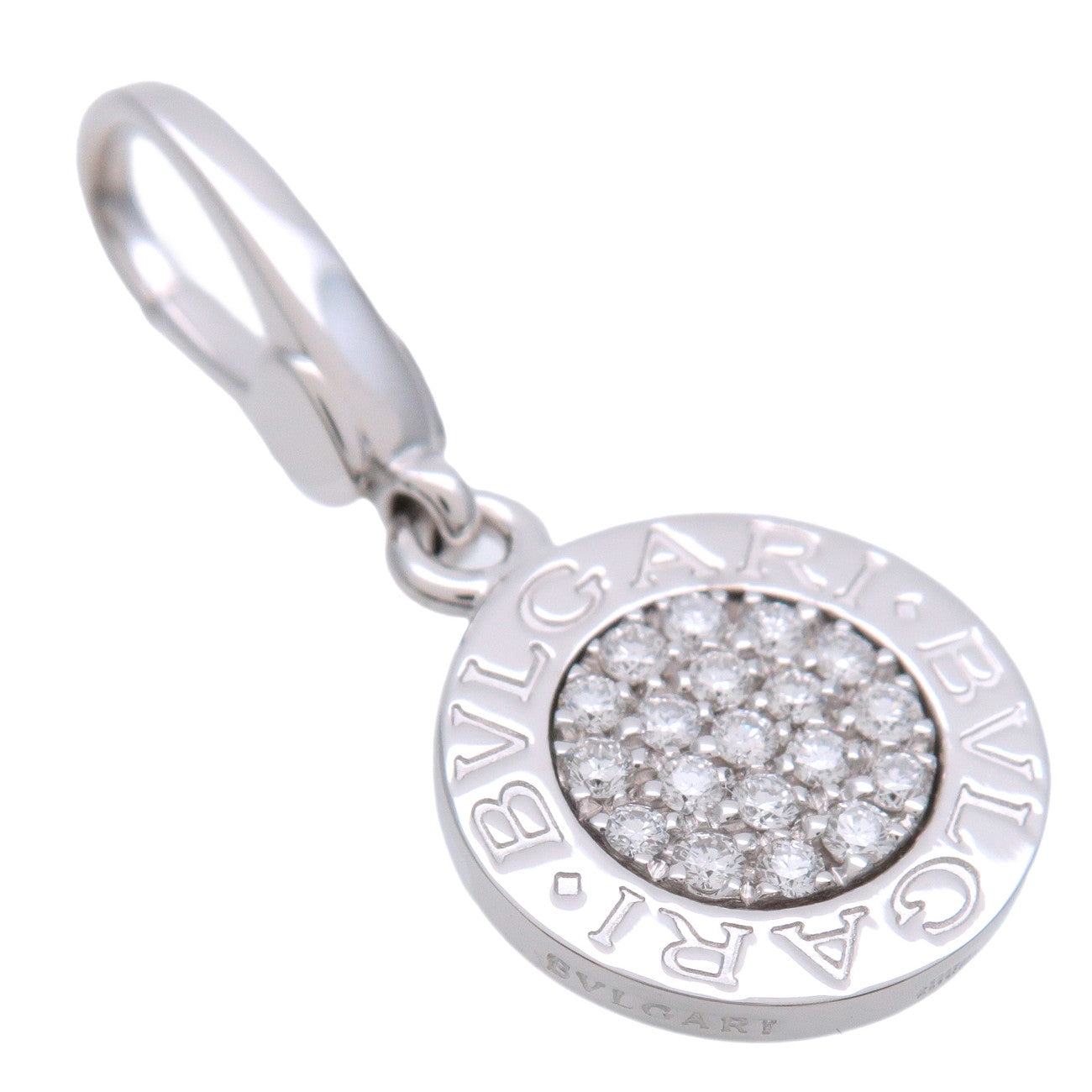 BVLGARI Bvlgari Bvlgari Diamond Pendant Top K18 750WG White Gold