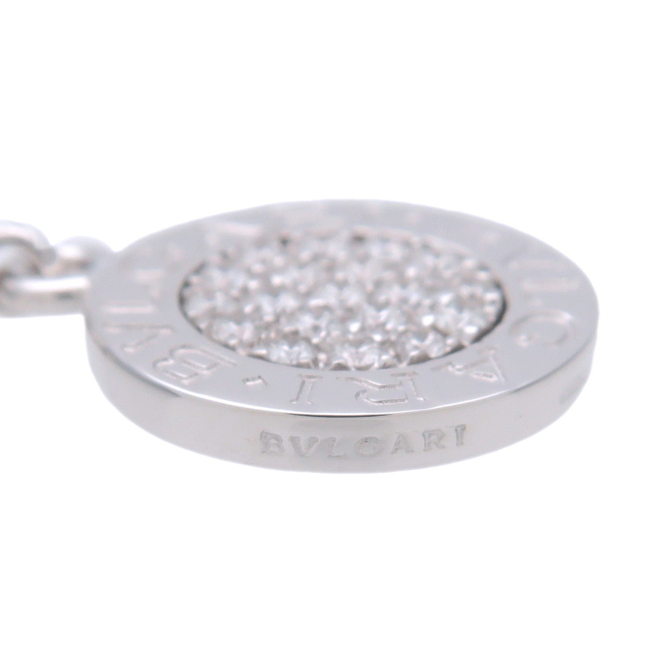 BVLGARI Bvlgari Bvlgari Diamond Pendant Top K18 750WG White Gold