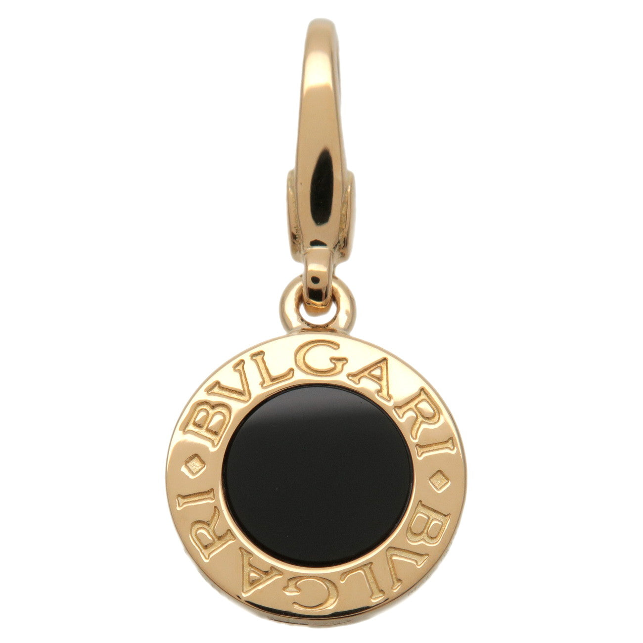 BVLGARI-Bvlgari-Bvlgari-Onyx-Pendant-Top-Charm-K18YG-750YG