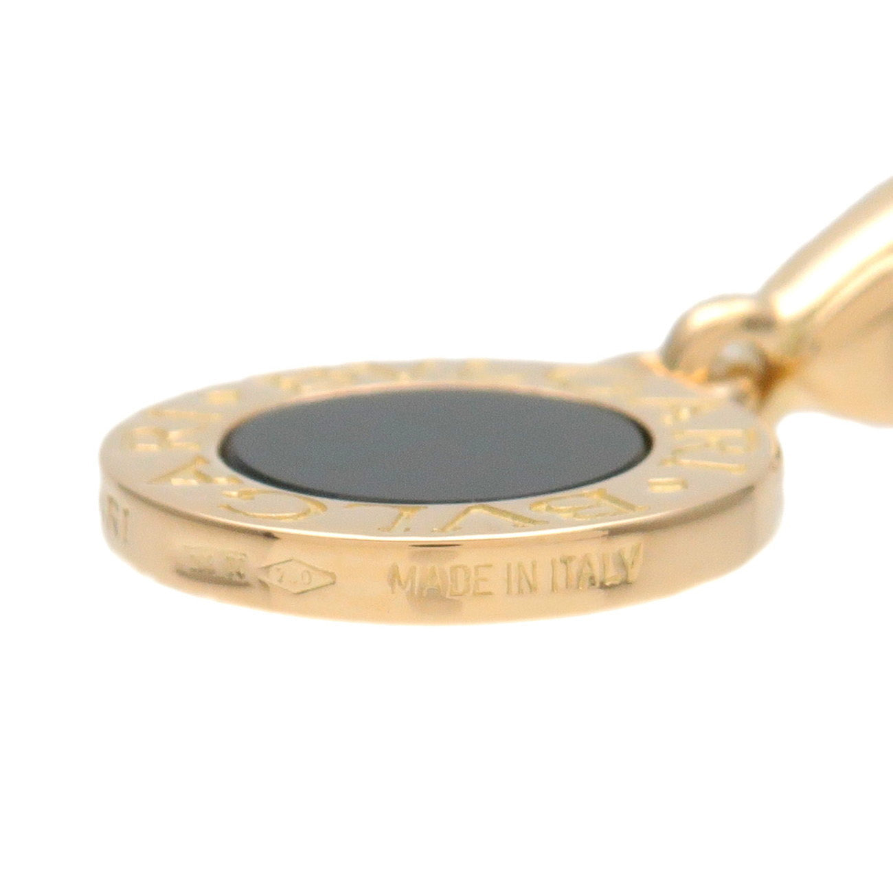 BVLGARI Bvlgari Bvlgari Onyx Pendant Top Charm K18YG 750YG