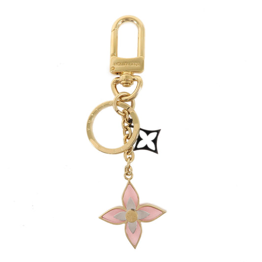 Louis-Vuitton-Porte-Cles-Blooming-Flower-BB-Keychain-Gold-M68461