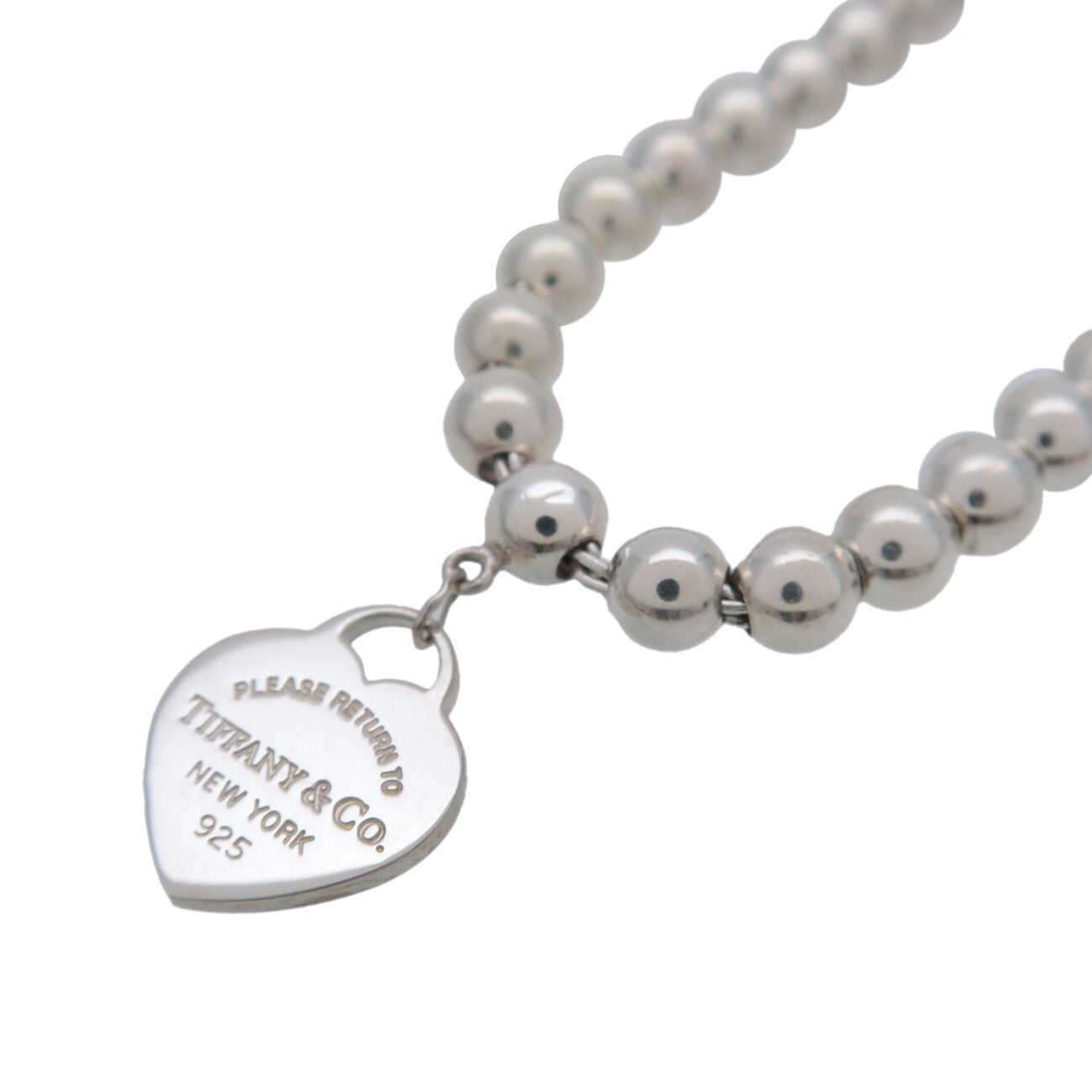 Tiffany&Co. Return to Tiffany Mini Heart Beads Bracelet SV925