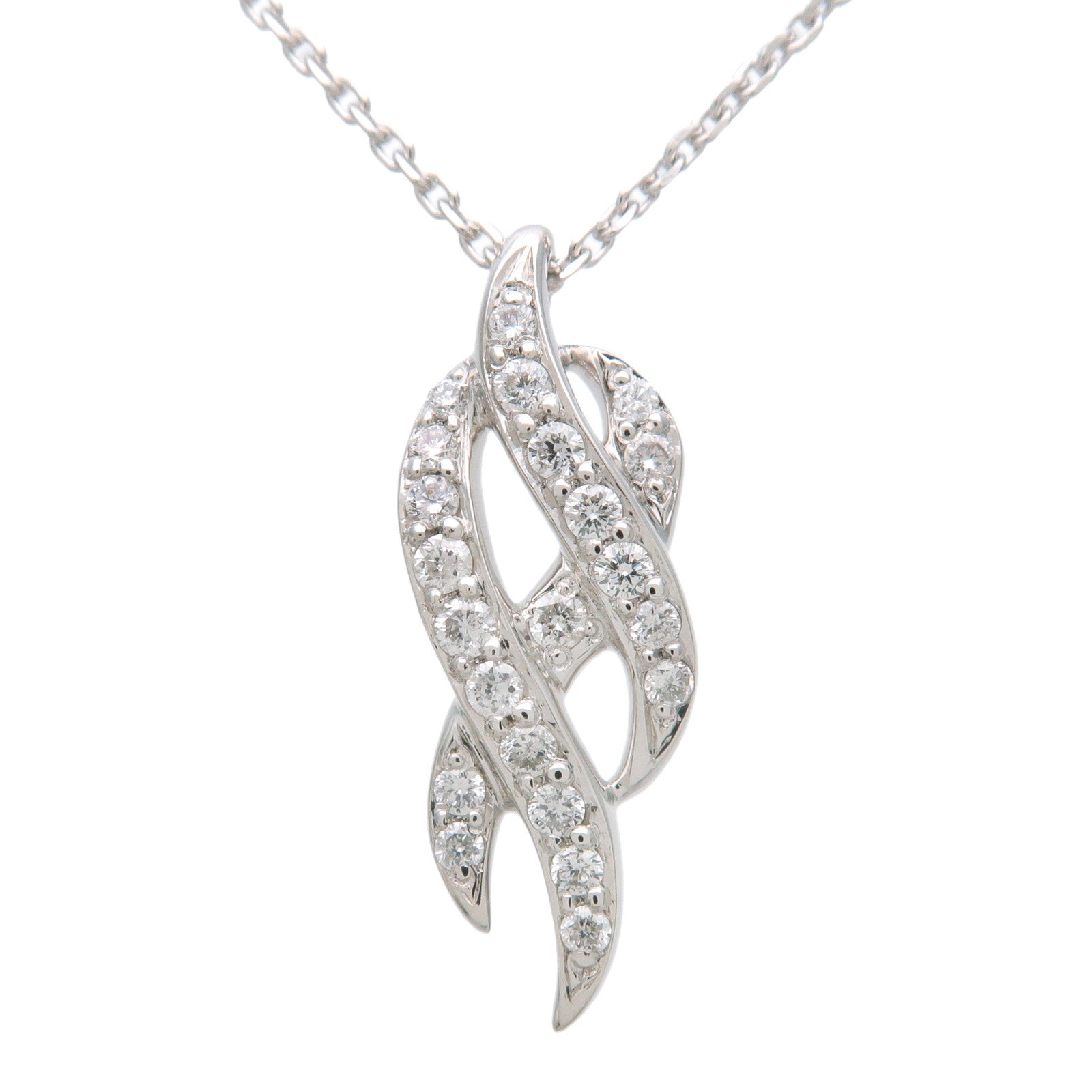 VENDOME-AOYAMA-Diamond-Necklace-0.14ct-Platinum-PT950-PT850