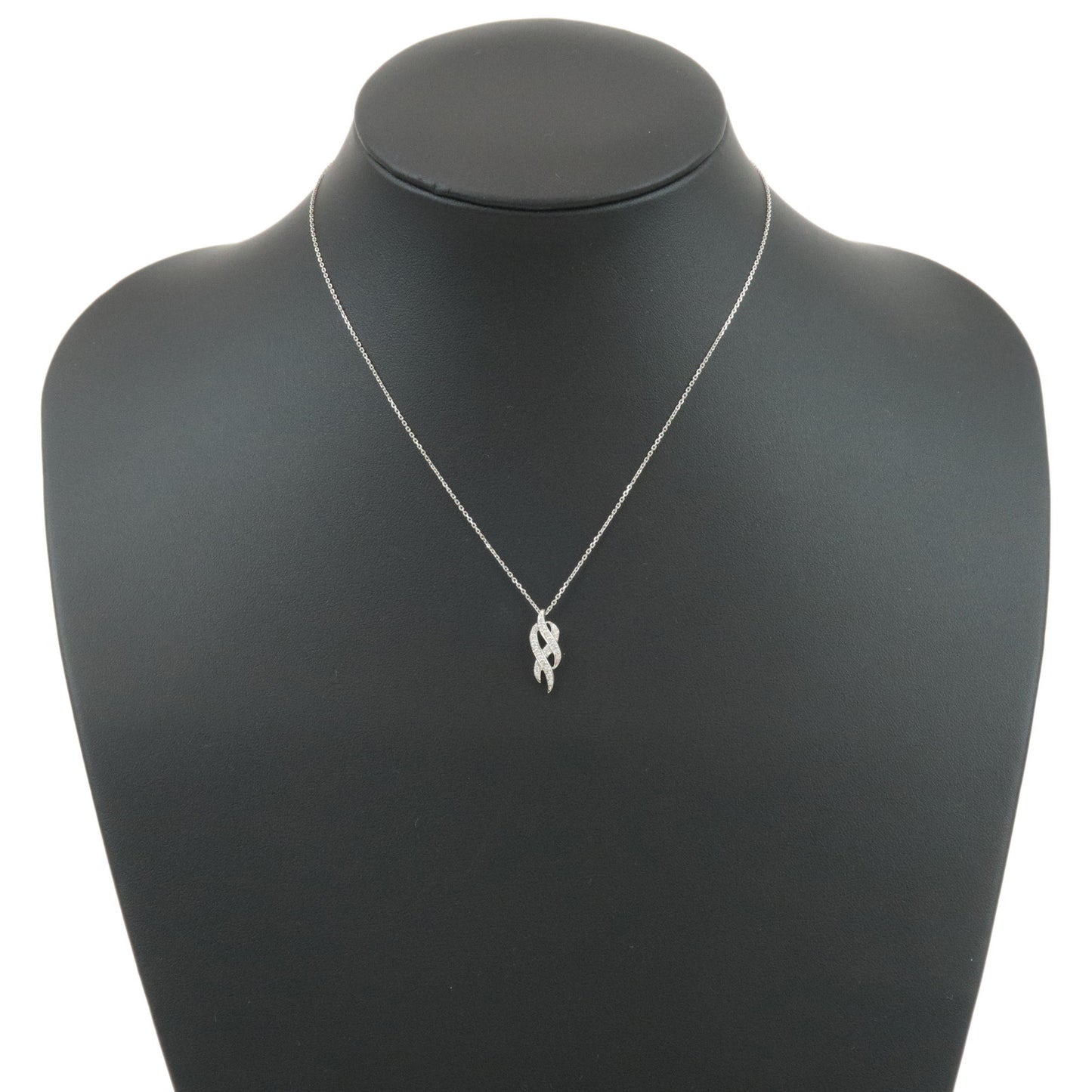 VENDOME AOYAMA Diamond Necklace 0.14ct Platinum PT950 PT850