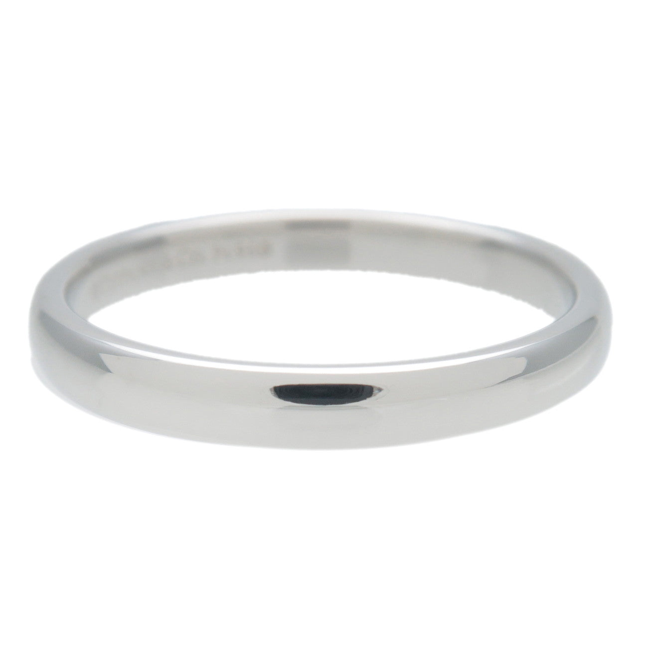 Tiffany&Co. Classic Band Ring PT950 Platinum US8.5-9 EU58.5