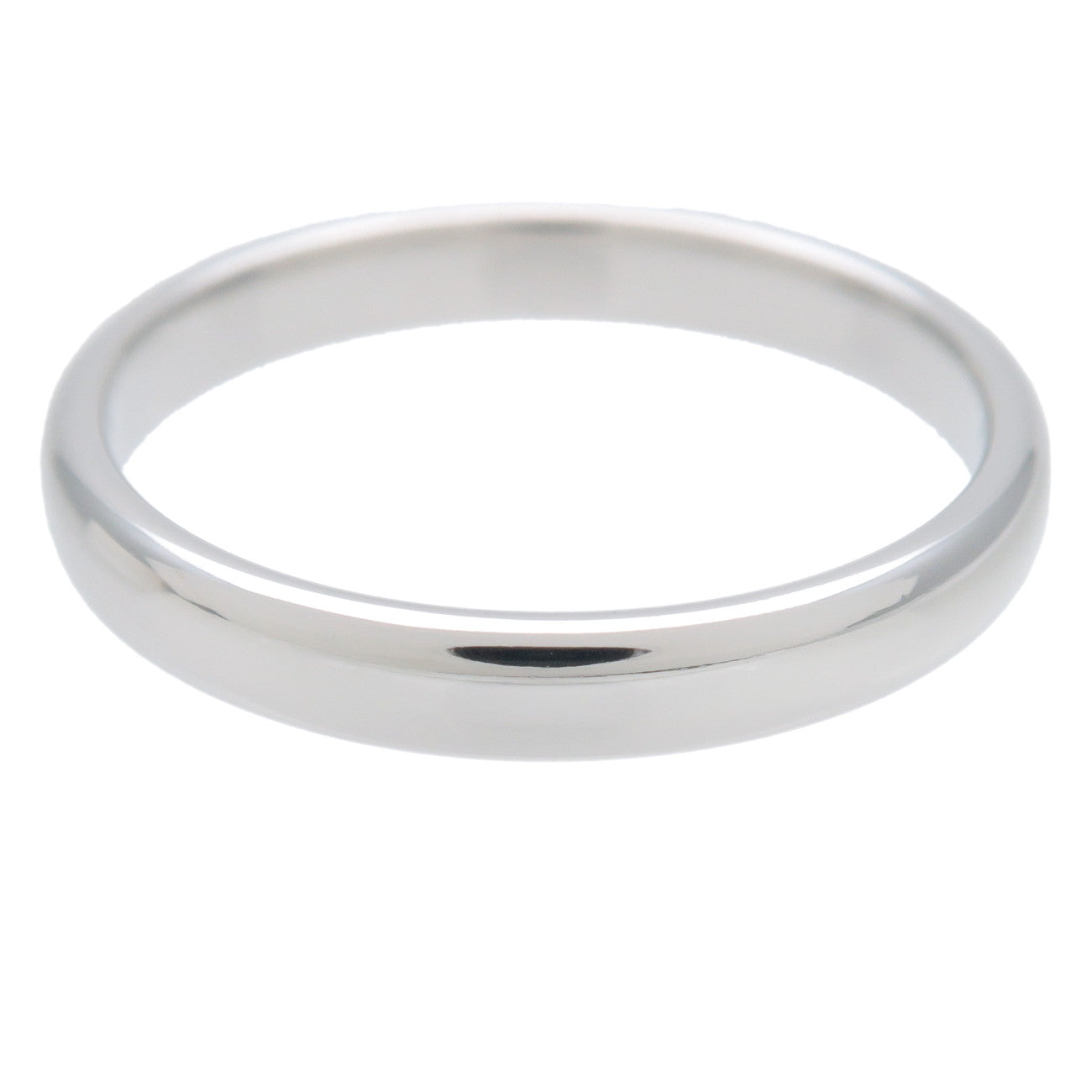 Tiffany&Co. Classic Band Ring PT950 Platinum US7.5-8 EU56