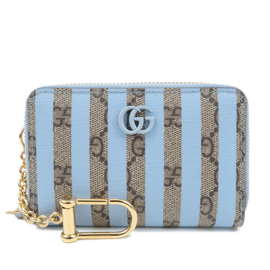 GUCCI-Gucci-Love-Parade-Leather-DoubleG-Zip-Around-CardCase-701485