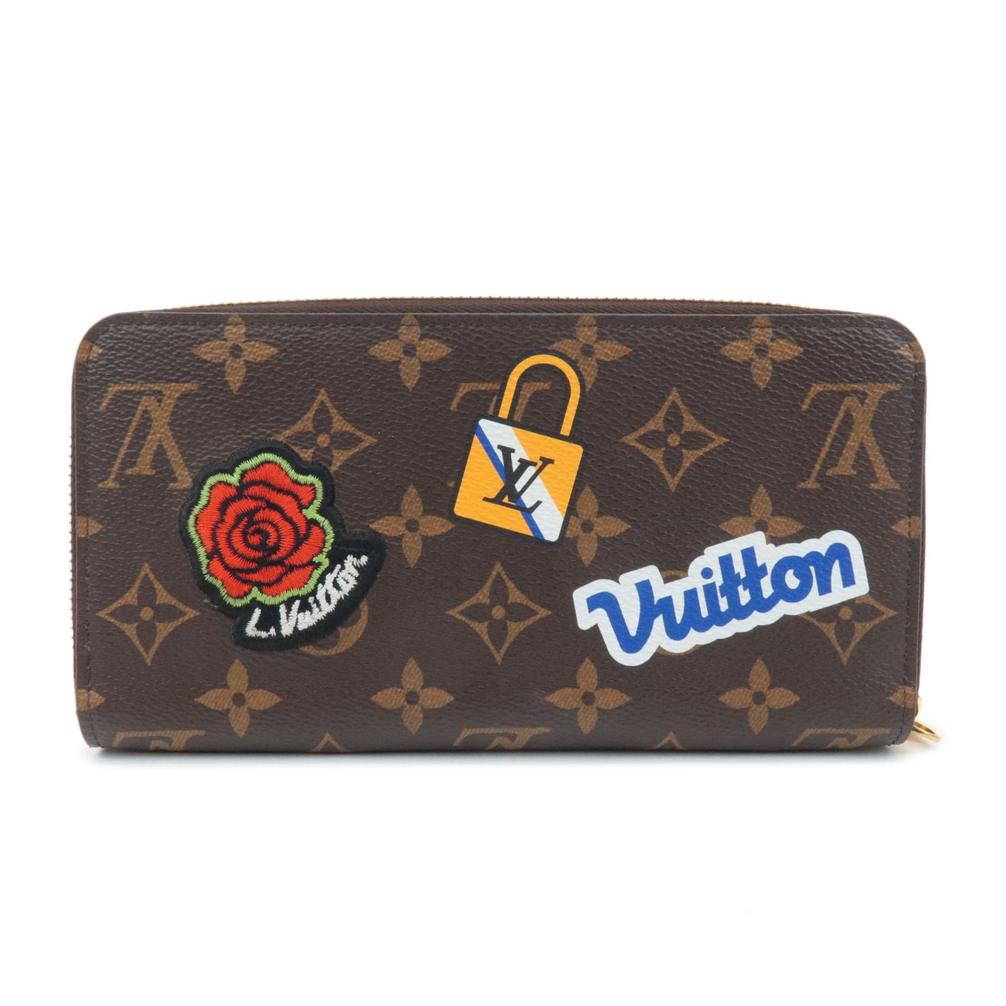 Louis Vuitton Monogram Vivienne Patches Stories ZippyWallet M63392