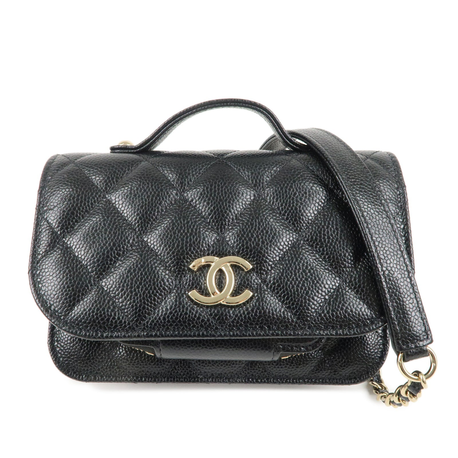 CHANEL-Matelasse-Caviar-Skin-Infinity-Mini-Shoulder-Bag-AP2914