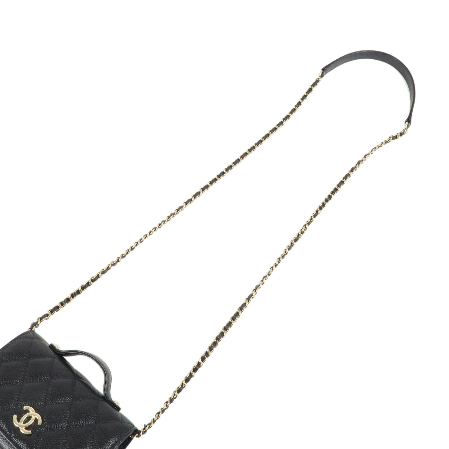 CHANEL Matelasse Caviar Skin Infinity Mini Shoulder Bag AP2914