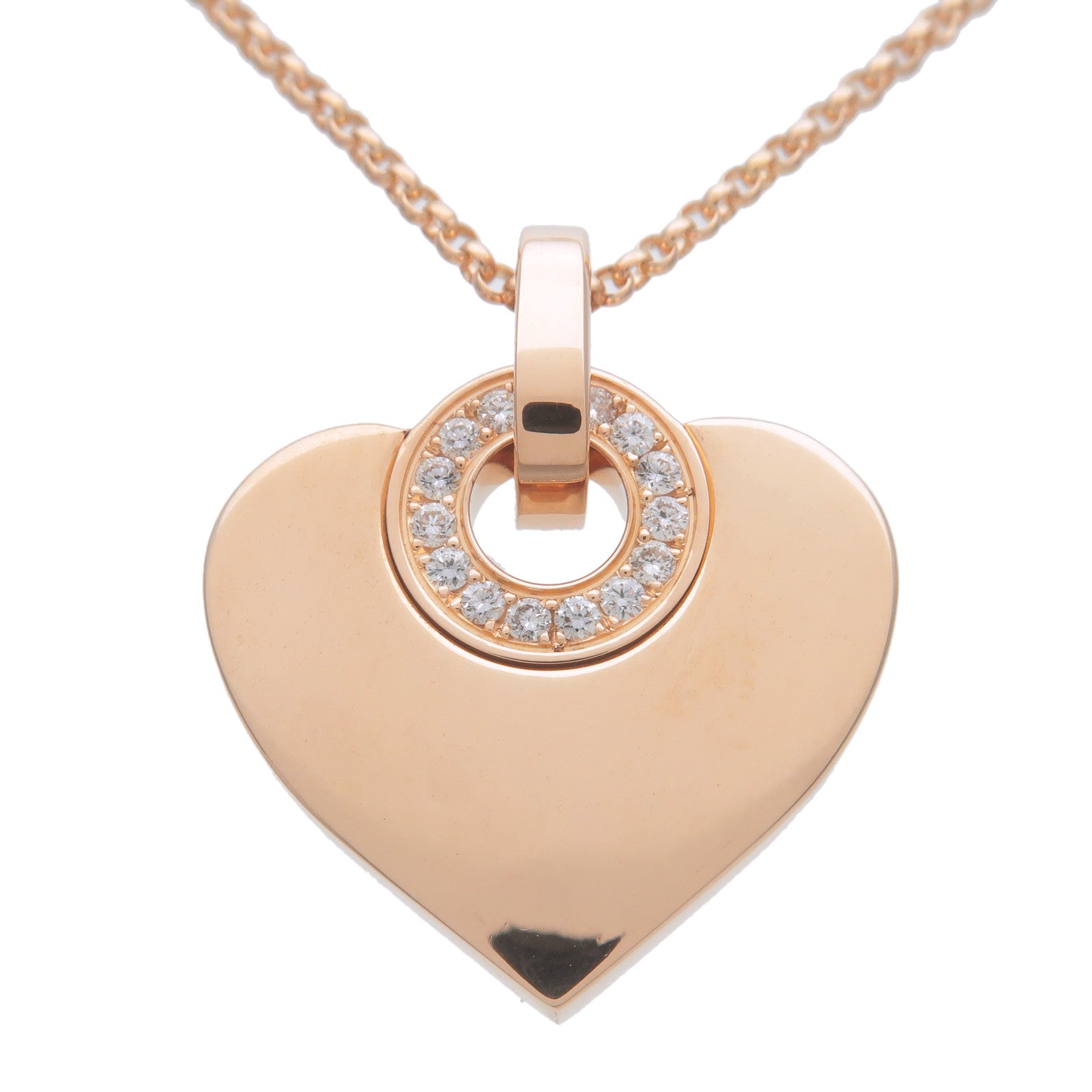 BVLGARI Bvlgari Bvlgari Cuore Necklace K18PG 750PG Rose Gold